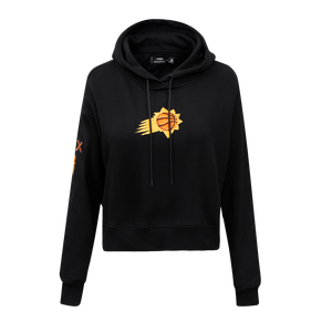 Pro Standard Women's Phoenix Suns Classic Fleece Cropped PO Hoodie -Black