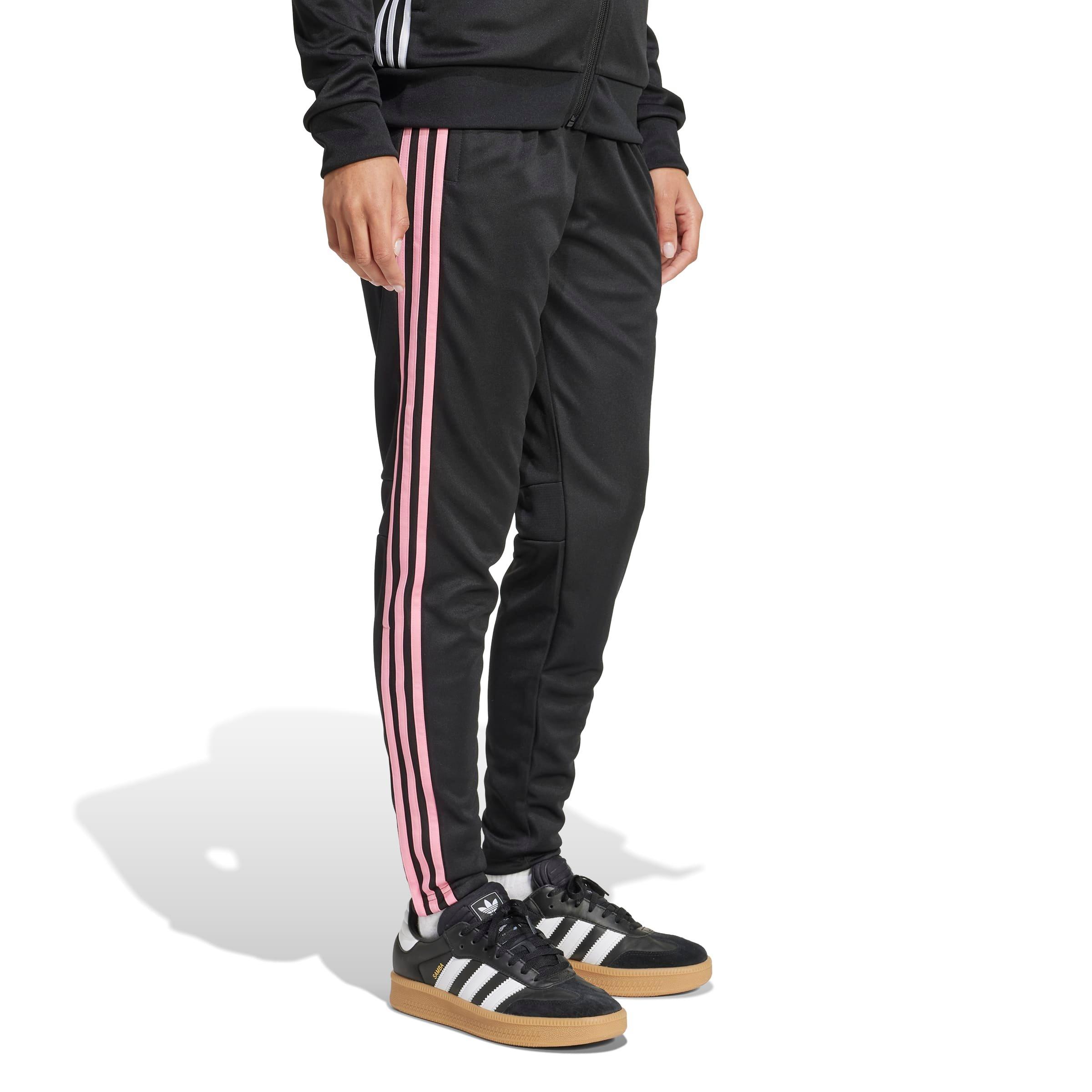 adidas Women's Tiro 25 Essentials Training Tracksuit Bottoms -Black/Pink - BLACK/PINK Thumbnail View 5