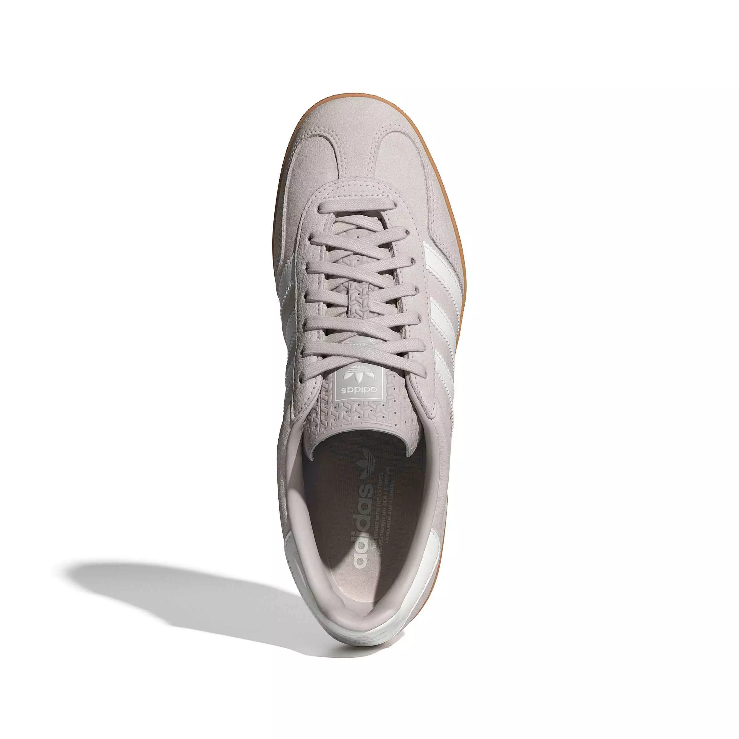 adidas Originals Gazelle Indoor "Chalk Pearl/Core White/Gum 2" Men's Shoe - CHALK/WHITE/GUM