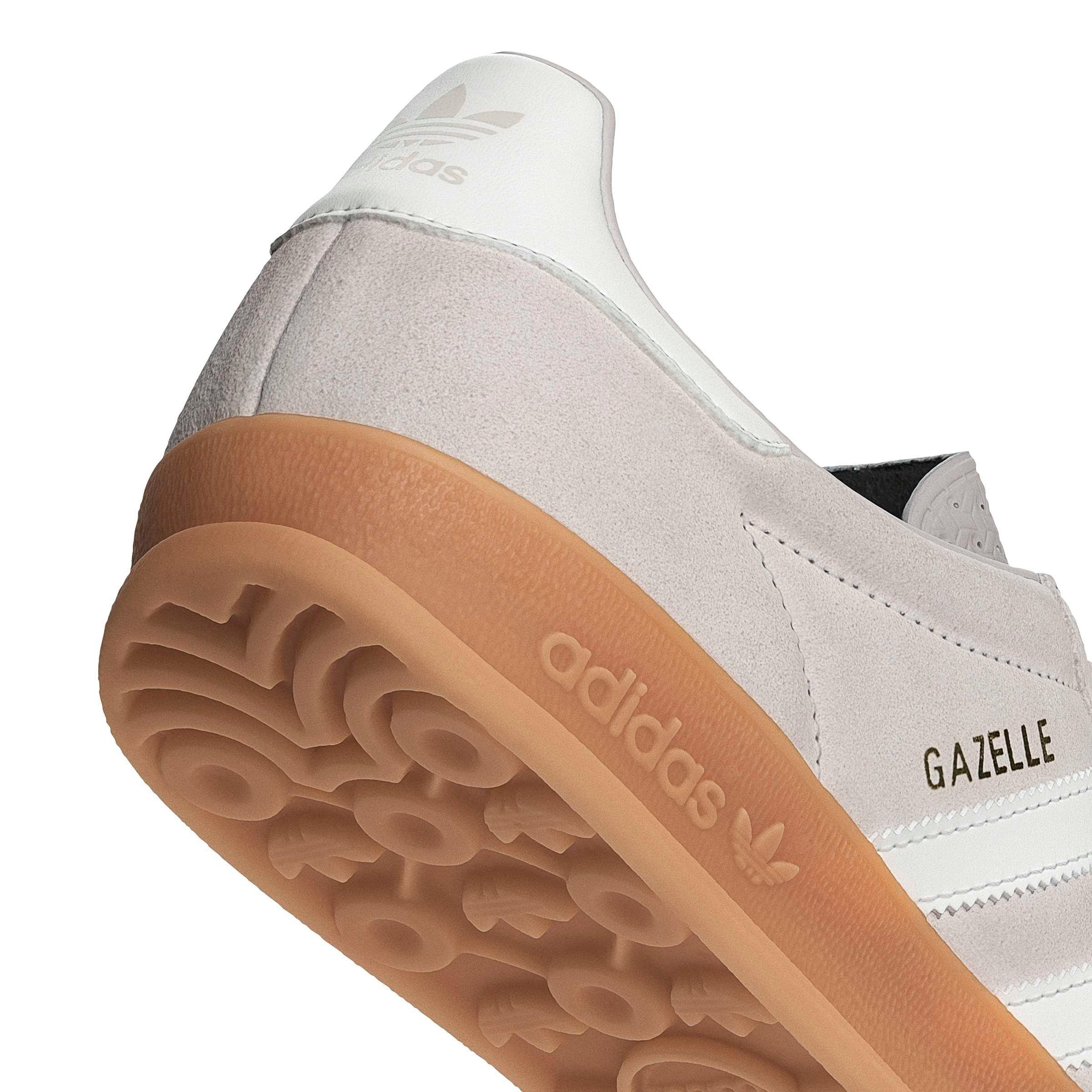 adidas Originals Gazelle Indoor "Chalk Pearl/Core White/Gum 2" Men's Shoe - CHALK/WHITE/GUM Thumbnail View 8