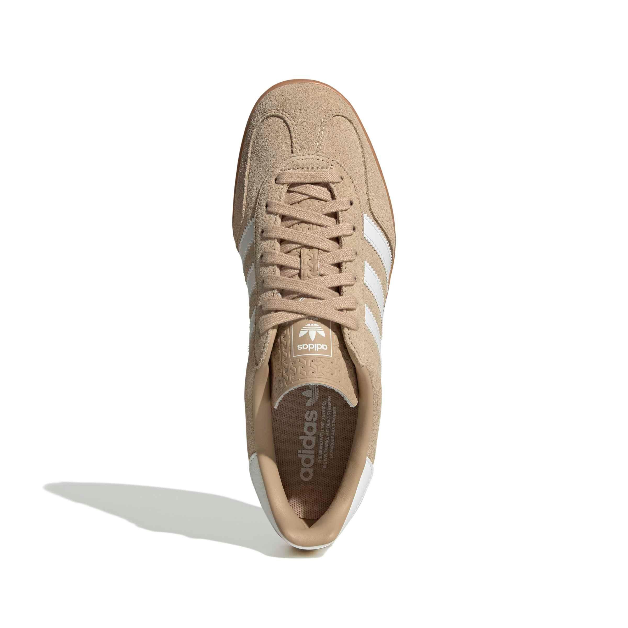 adidas Originals Gazelle Indoor "Magic Beige/Core White/Gum 2" Men's Shoe - BEIGE/WHITE/GUM Thumbnail View 5