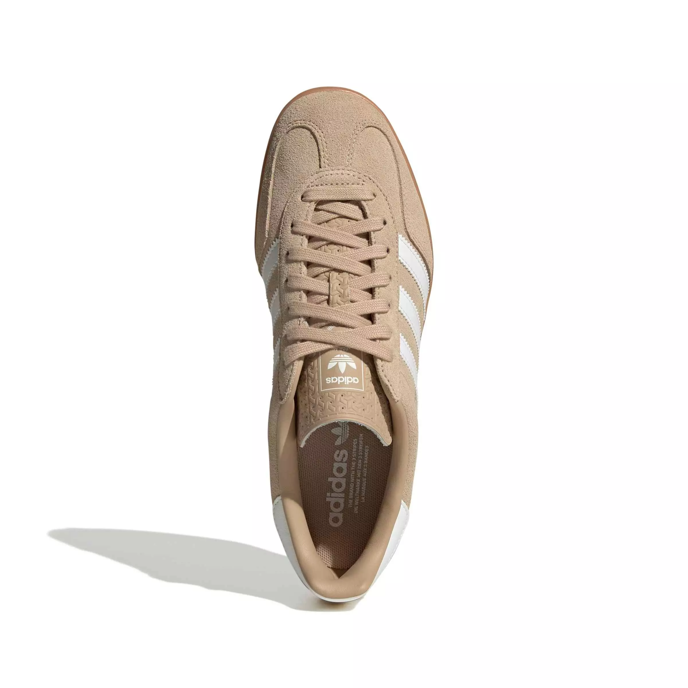adidas Originals Gazelle Indoor "Magic Beige/Core White/Gum 2" Men's Shoe - BEIGE/WHITE/GUM