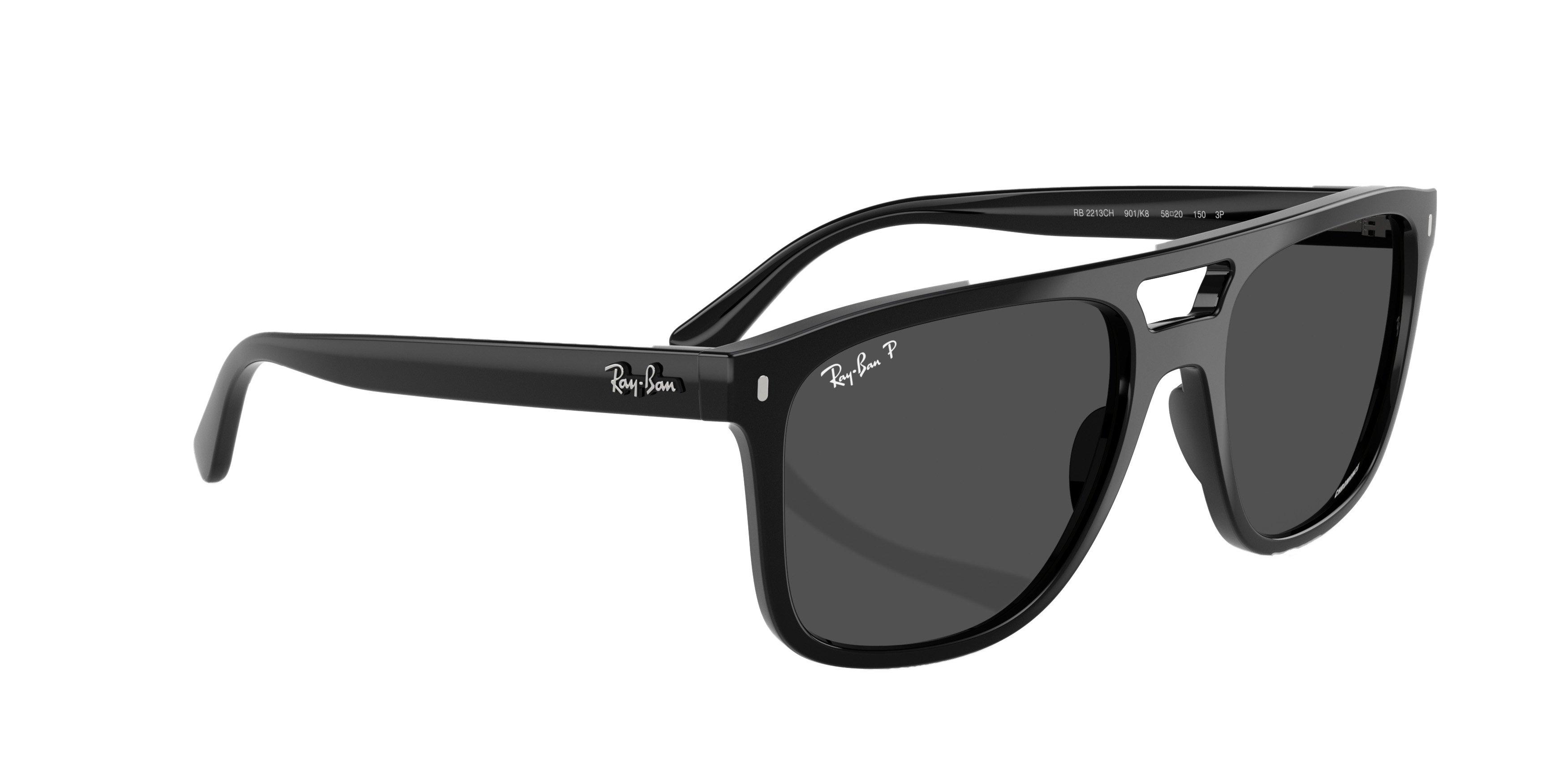 Ray-Ban RB2213CH Sunglasses - BLACK Thumbnail View 5