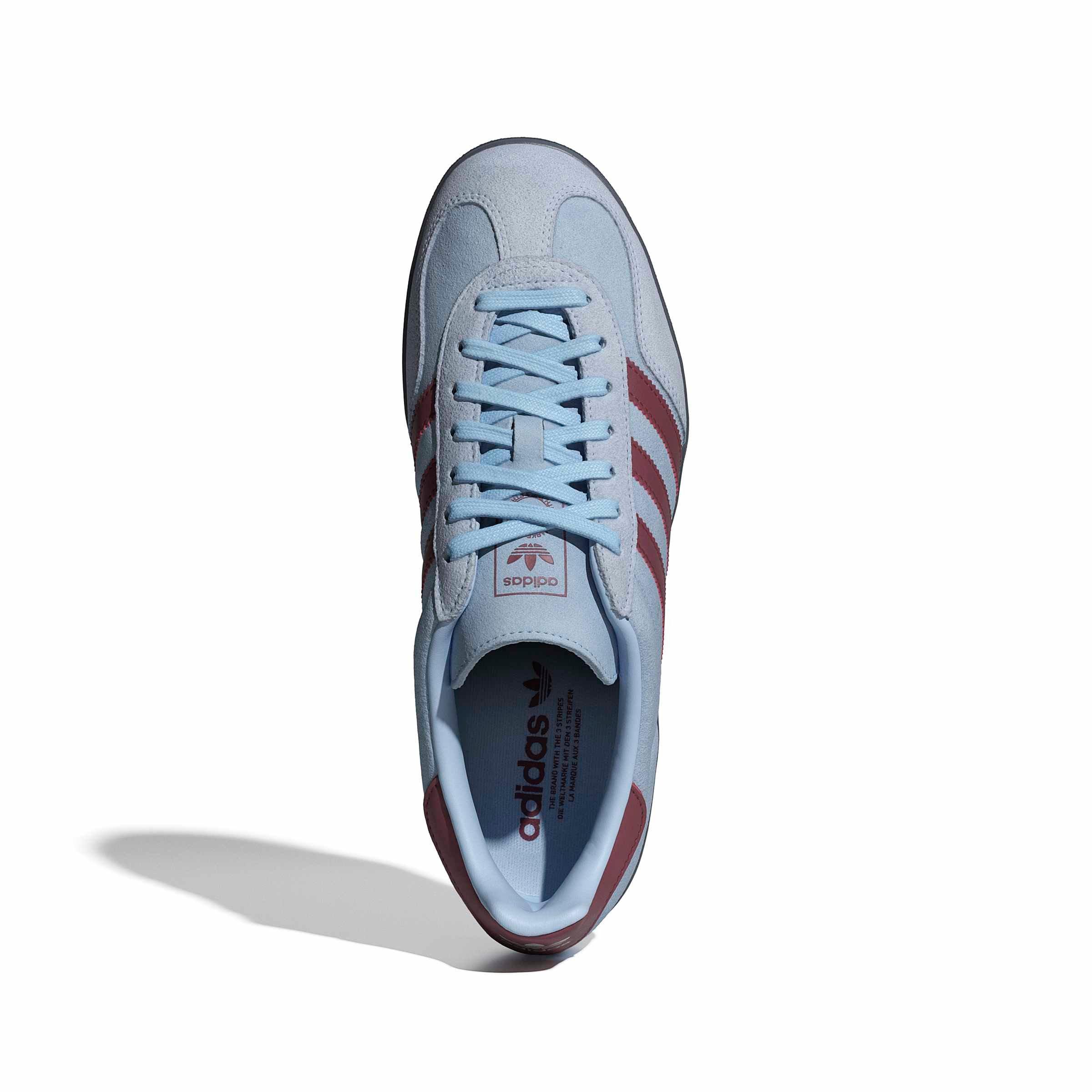 adidas Originals Gazelle Indoor "Clear Sky/Noble Maroon/Crystal Sky" Men's Shoe - SKY/MAROON/SKY Thumbnail View 5