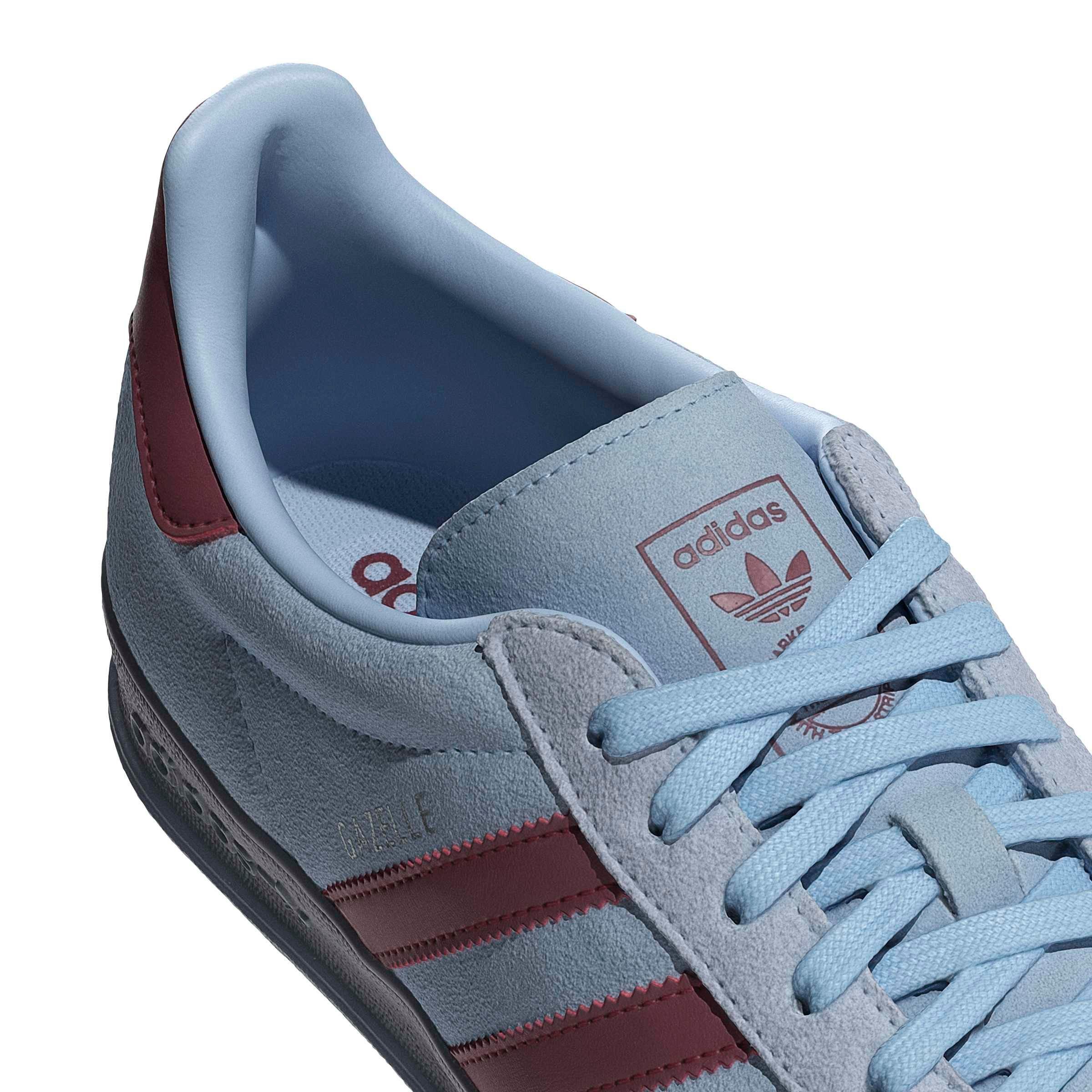 adidas Originals Gazelle Indoor "Clear Sky/Noble Maroon/Crystal Sky" Men's Shoe - SKY/MAROON/SKY Thumbnail View 7