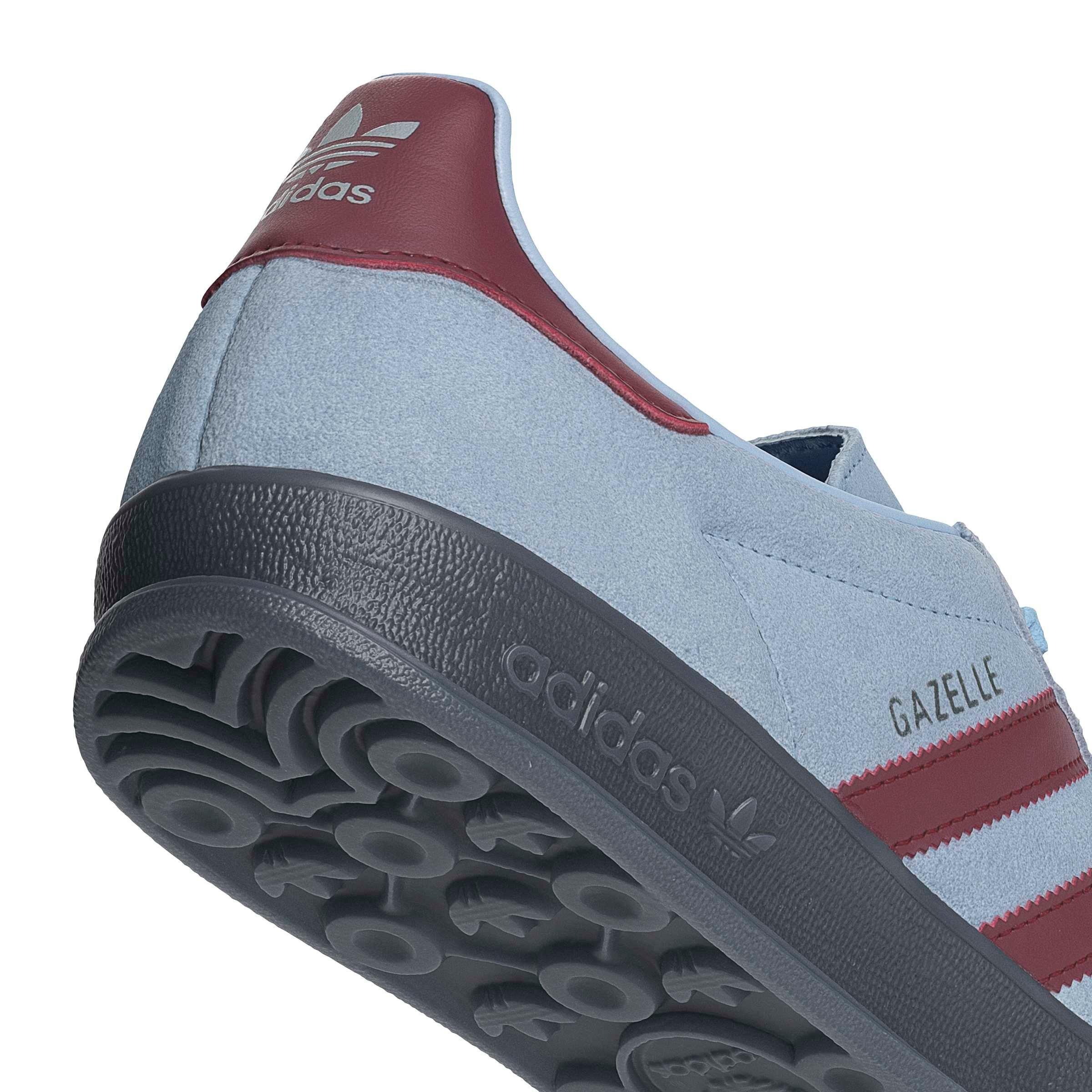 adidas Originals Gazelle Indoor "Clear Sky/Noble Maroon/Crystal Sky" Men's Shoe - SKY/MAROON/SKY Thumbnail View 8