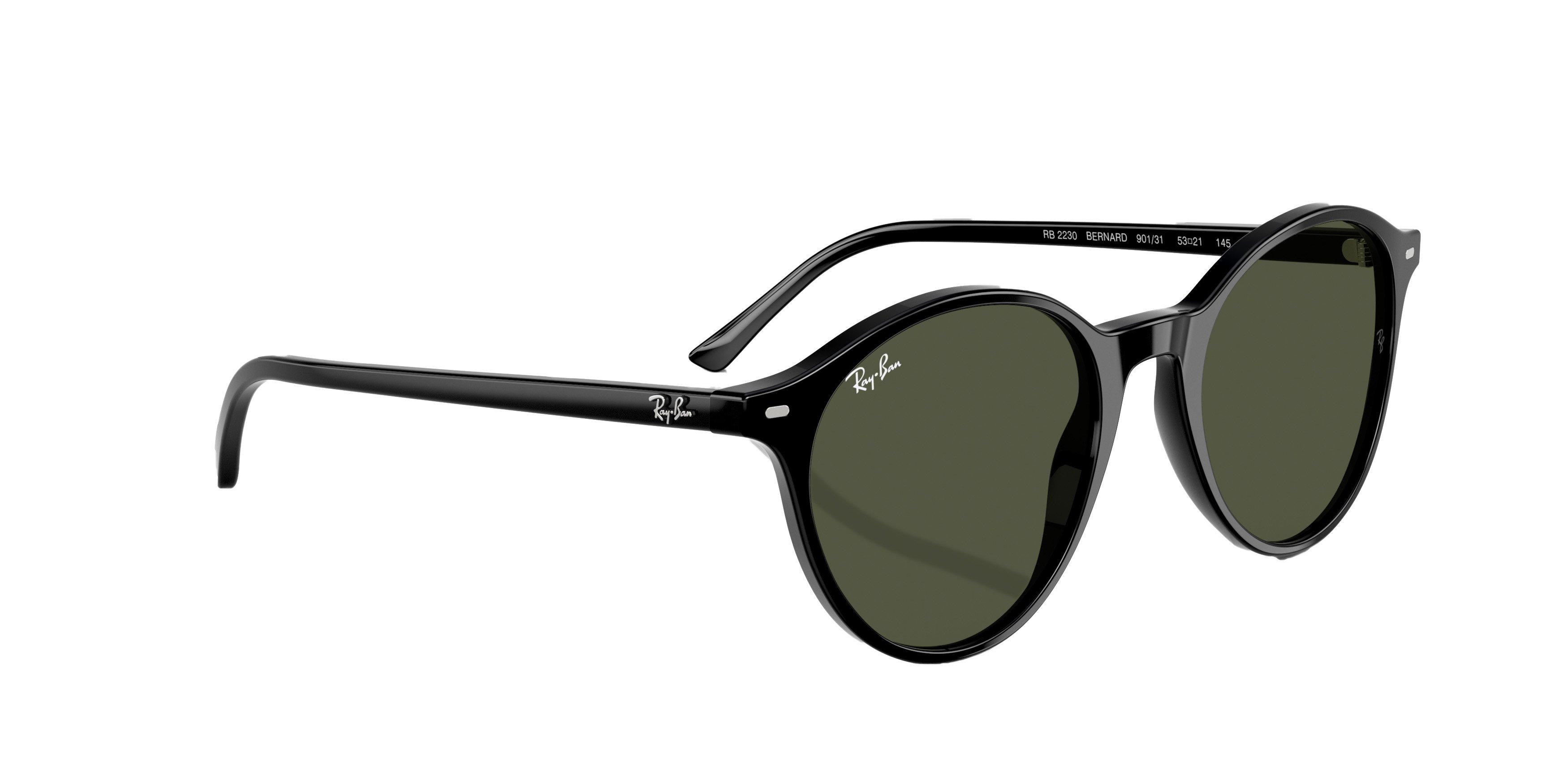 Ray-Ban Bernard Sunglasses - BLACK Thumbnail View 5