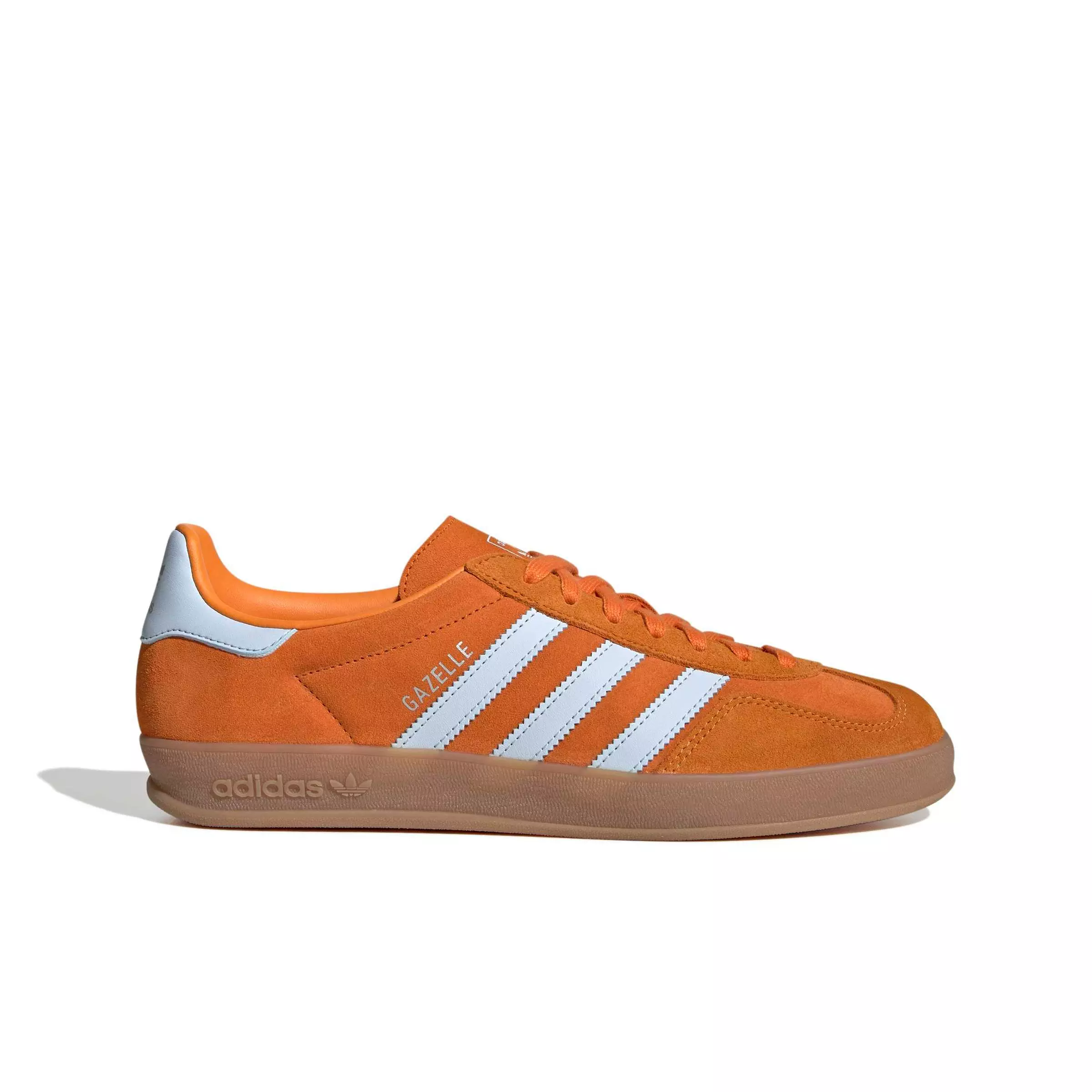 adidas Originals Gazelle Indoor "Unity Orange/Crystal Sky" Men's Shoe - ORANGE/SKY
