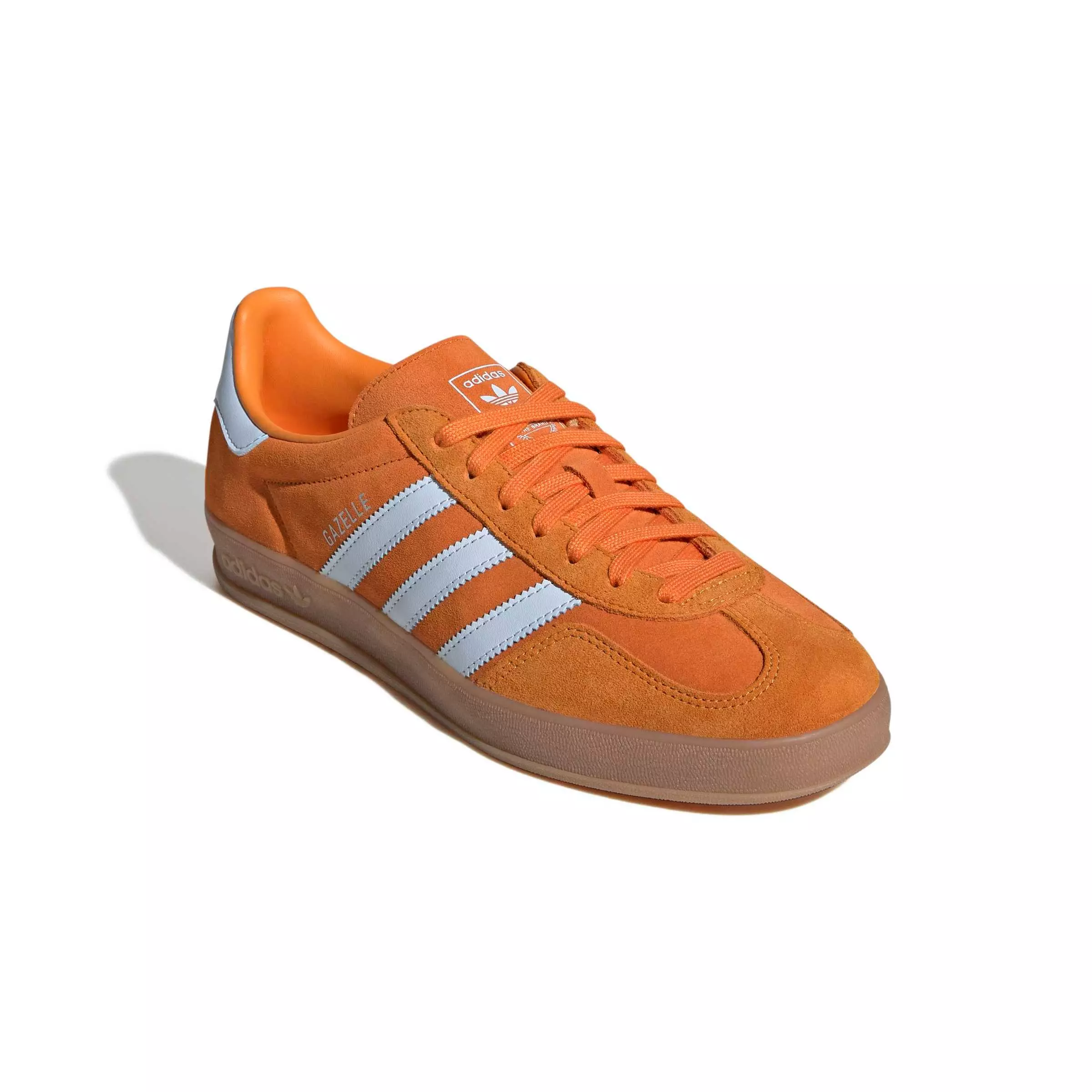 adidas Originals Gazelle Indoor "Unity Orange/Crystal Sky" Men's Shoe - ORANGE/SKY