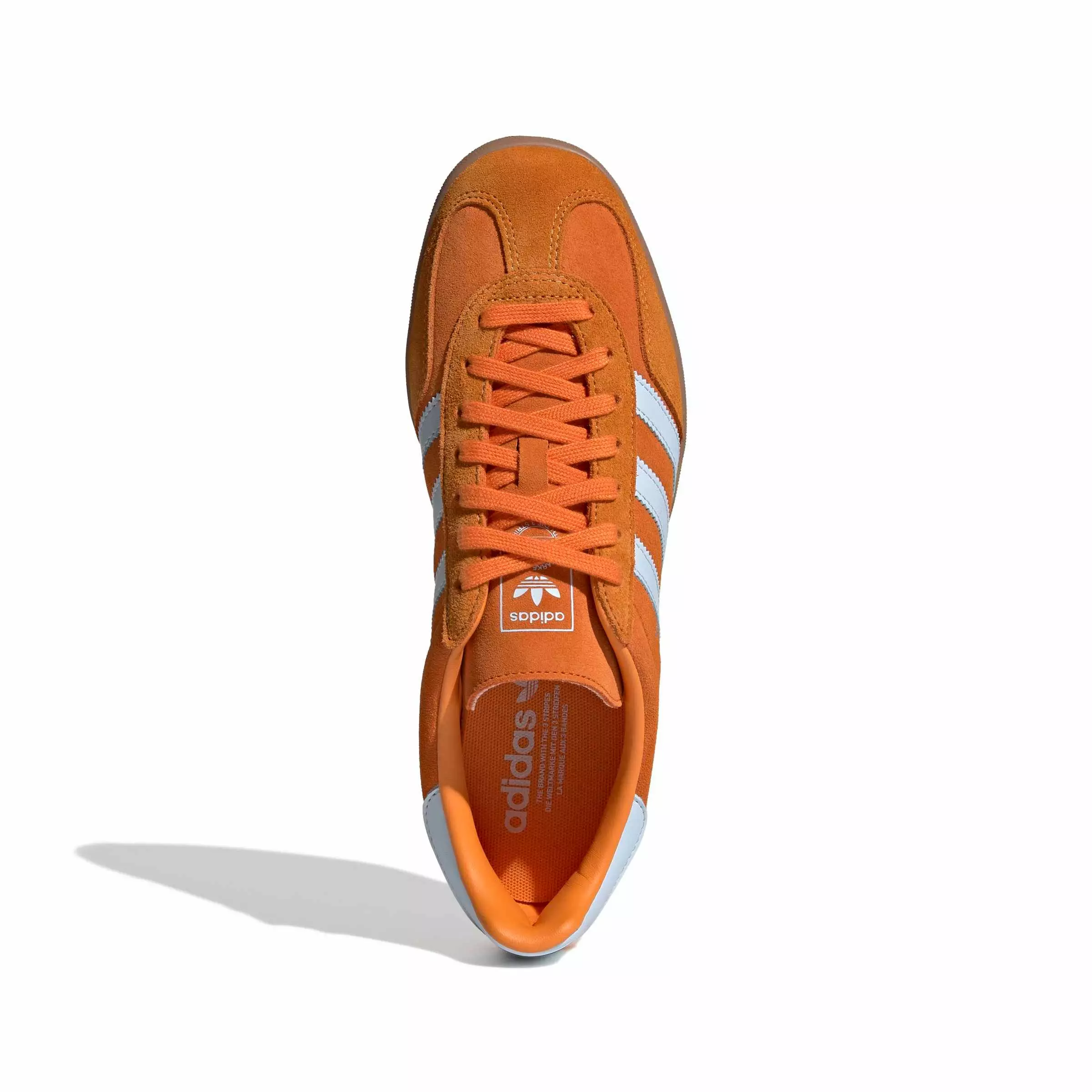 adidas Originals Gazelle Indoor "Unity Orange/Crystal Sky" Men's Shoe - ORANGE/SKY