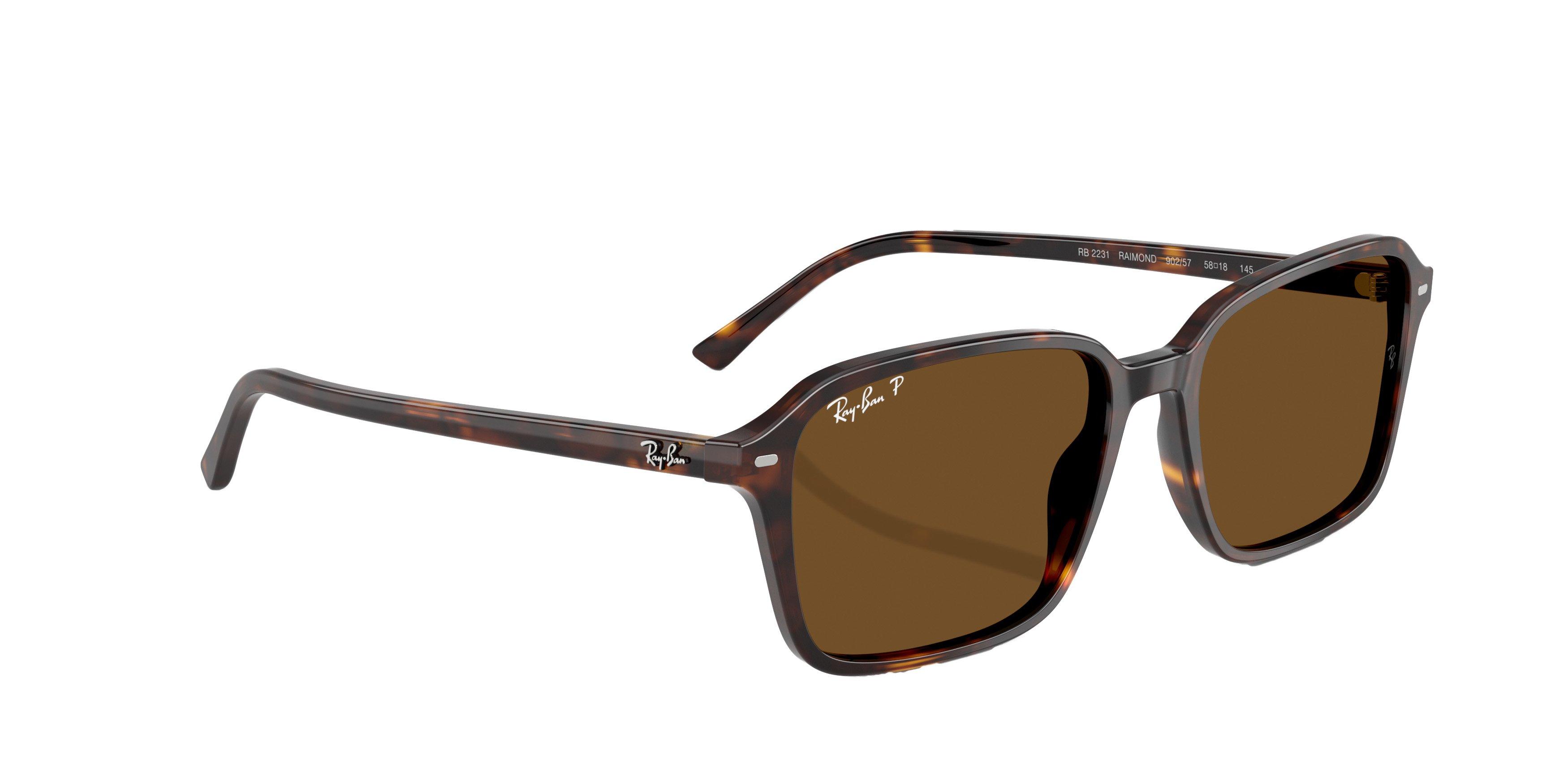 Ray-Ban Raimond Sunglasses - DK BROWN Thumbnail View 5