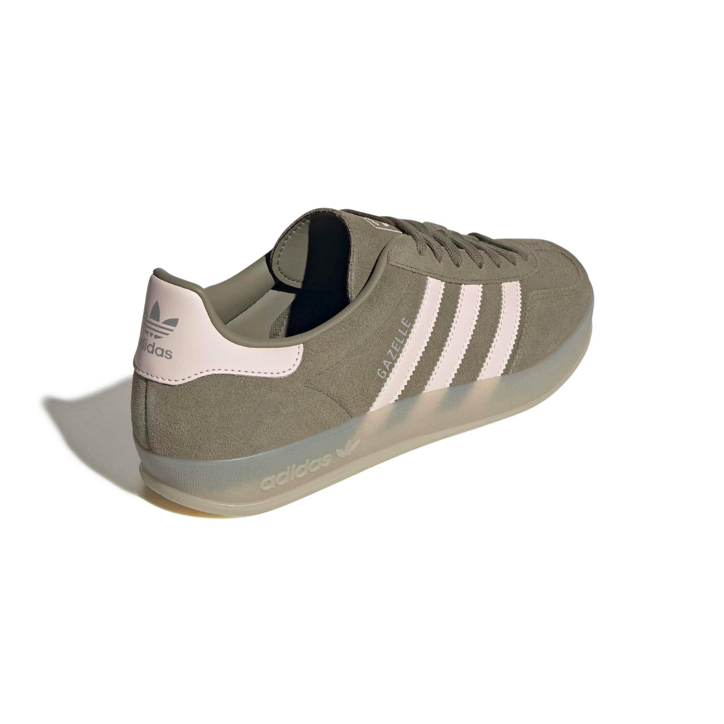 adidas Originals Gazelle Indoor "Olive Strata/Wonder Quartz/Clay" Men's Shoe - OLIVE/QUARTZ/CLAY Thumbnail View 4