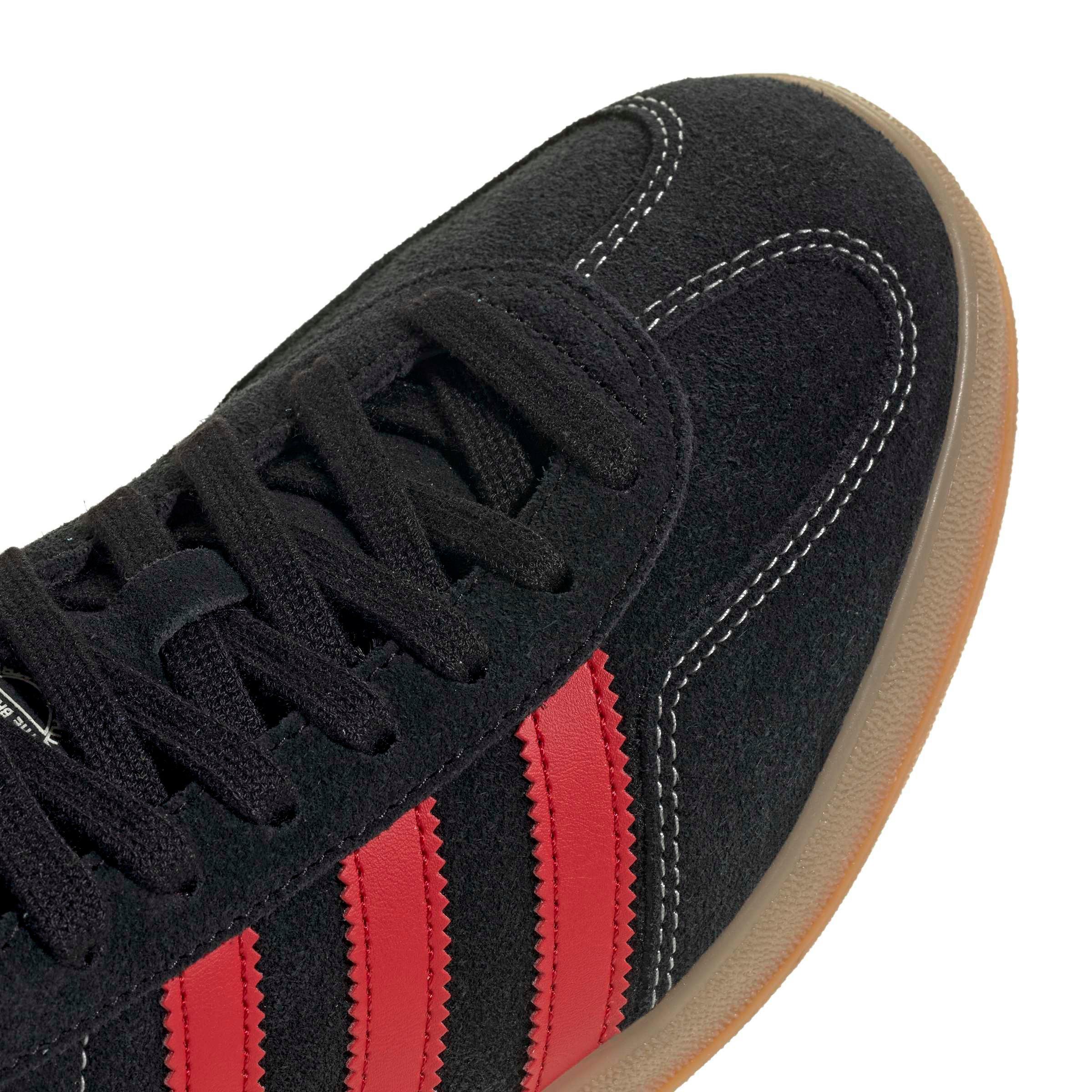 adidas Originals Gazelle Indoor "Core Black/Better Scarlet/Gum 4" Men's Shoe - BLACK/SCARLET/GUM Thumbnail View 7