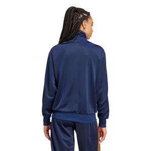 adidas Originals Women's Adicolor Classic Firebird Loose Track Top -Navy/Orange