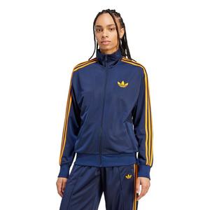adidas Originals Women's Adicolor Classic Firebird Loose Track Top -Navy/Orange