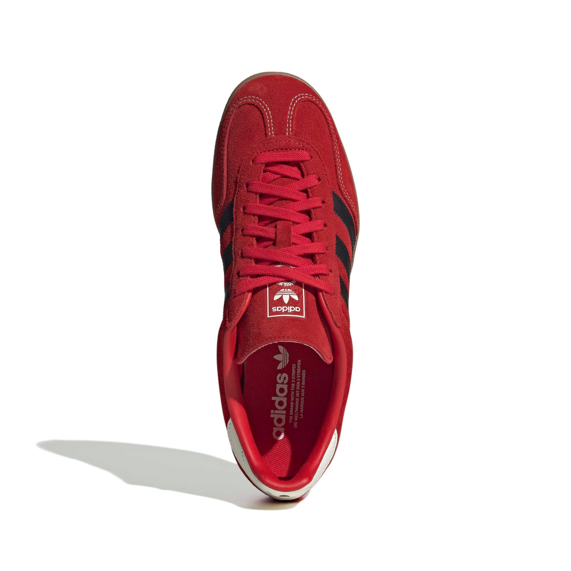 adidas Originals Gazelle Indoor "Better Scarlet/Core Black/Gum 4" Men's Shoe - SCARLET/BLACK/GUM Thumbnail View 5