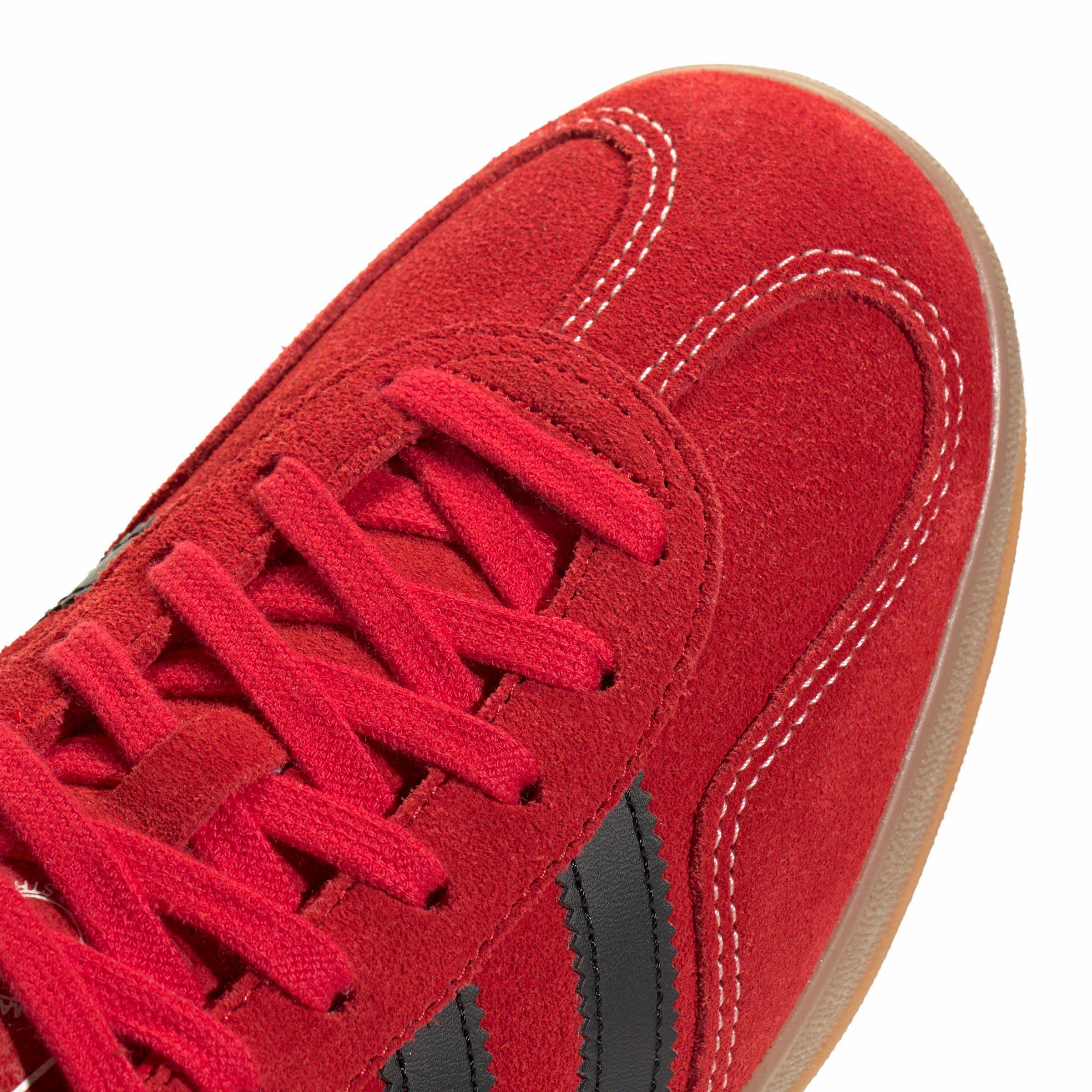 adidas Originals Gazelle Indoor "Better Scarlet/Core Black/Gum 4" Men's Shoe - SCARLET/BLACK/GUM Thumbnail View 8