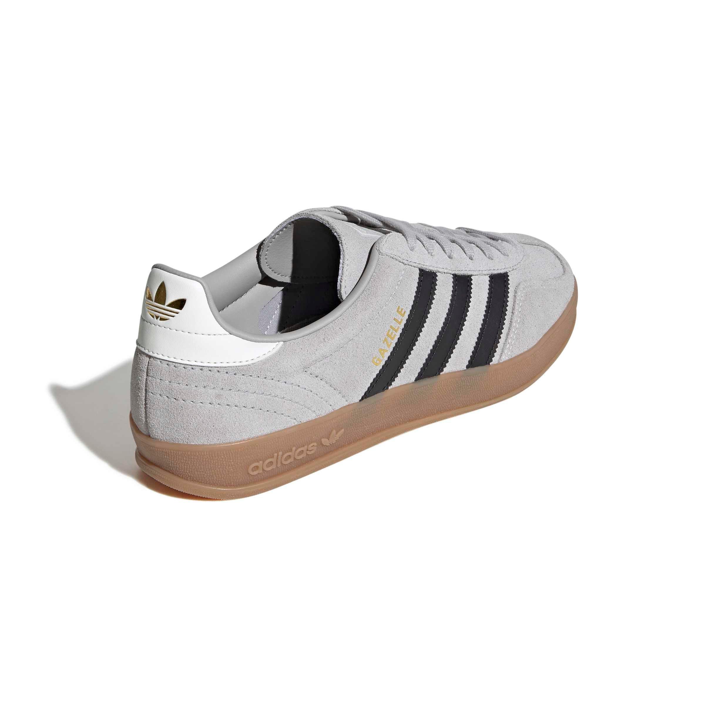 adidas Originals Gazelle Indoor "Grey Two/Core Black/Gum 4" Men's Shoe - GREY/BLACK/GUM Thumbnail View 4