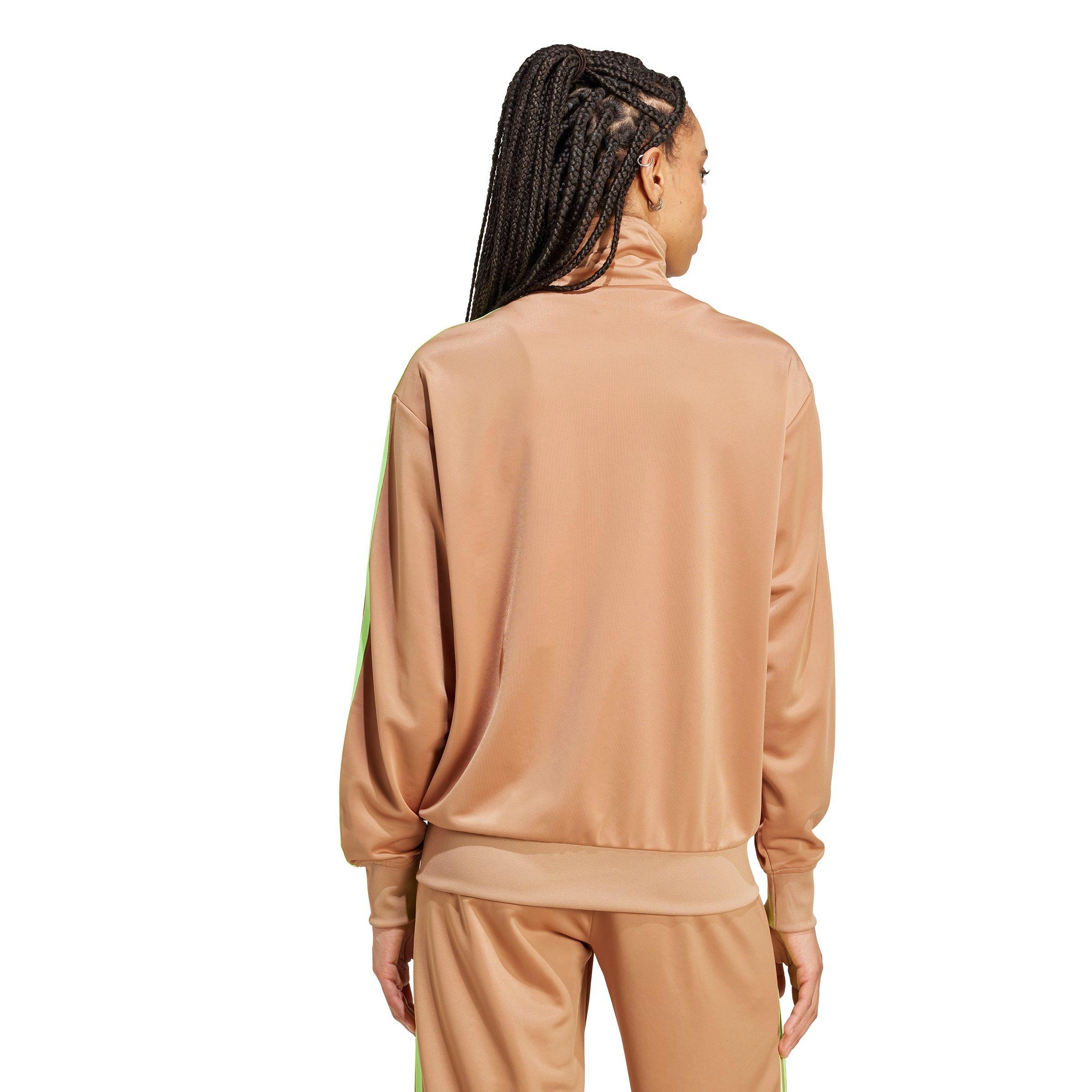 adidas Originals Women's Adicolor Classic Firebird Loose Track Top - Brown/Green - BROWN/GREEN Thumbnail View 2