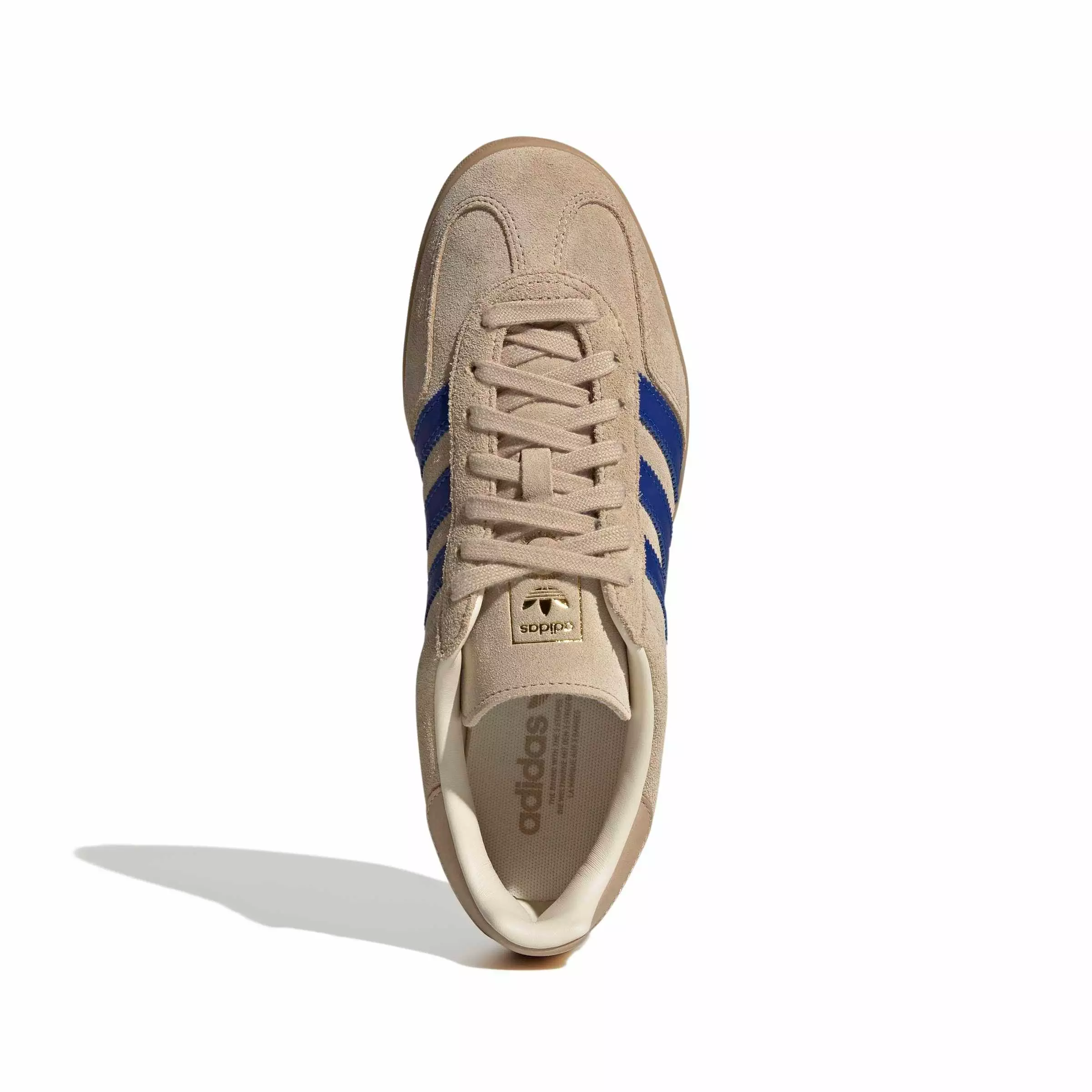 adidas Originals Gazelle Indoor "Magic Beige/Team Royal Blue/Wonder White" Men's Shoe - BEIGE/ROYAL/WHITE