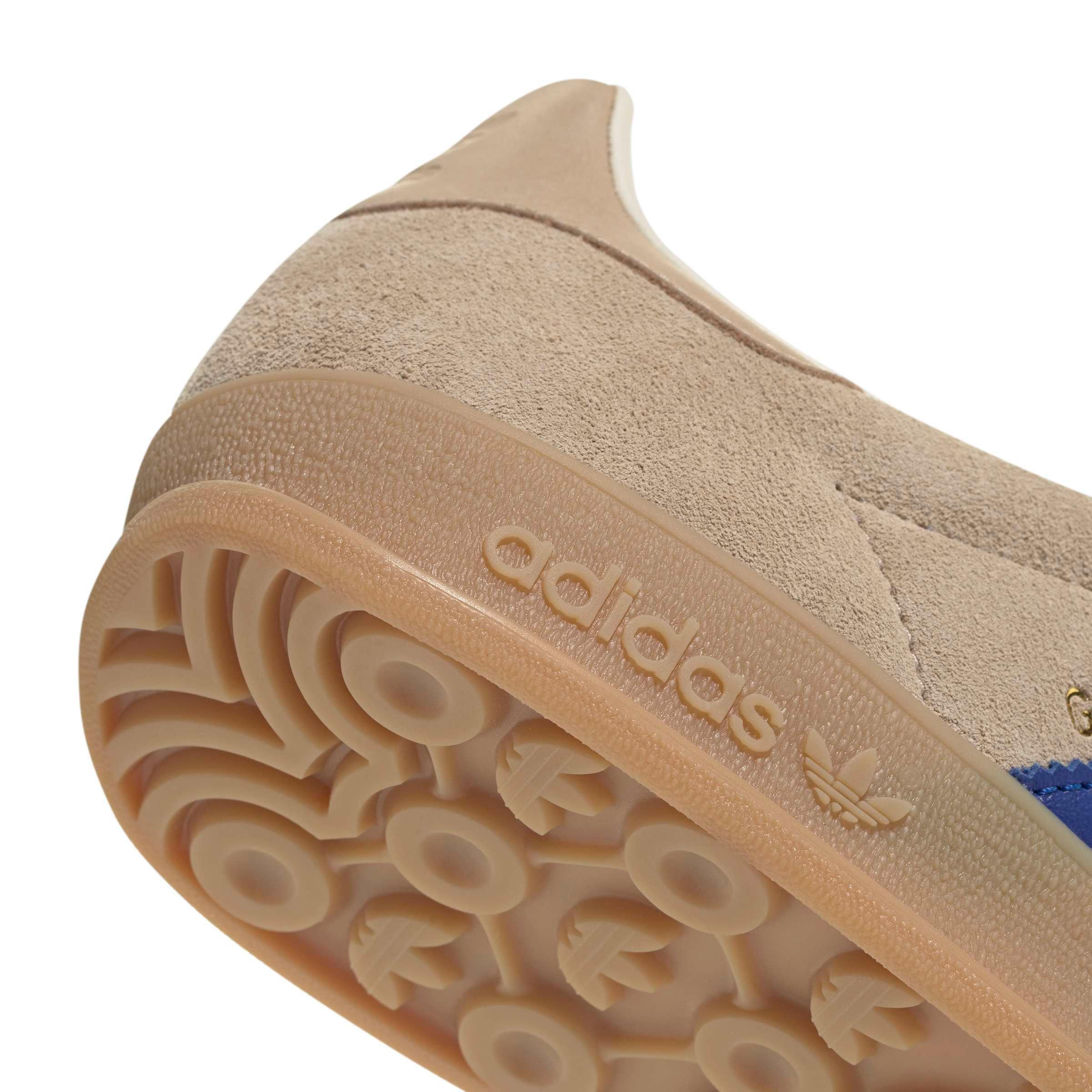 adidas Originals Gazelle Indoor "Magic Beige/Team Royal Blue/Wonder White" Men's Shoe - BEIGE/ROYAL/WHITE Thumbnail View 7
