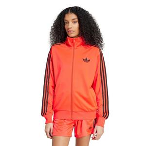 adidas Originals Women's Adicolor Classic Firebird Loose Track Top -Red/Black