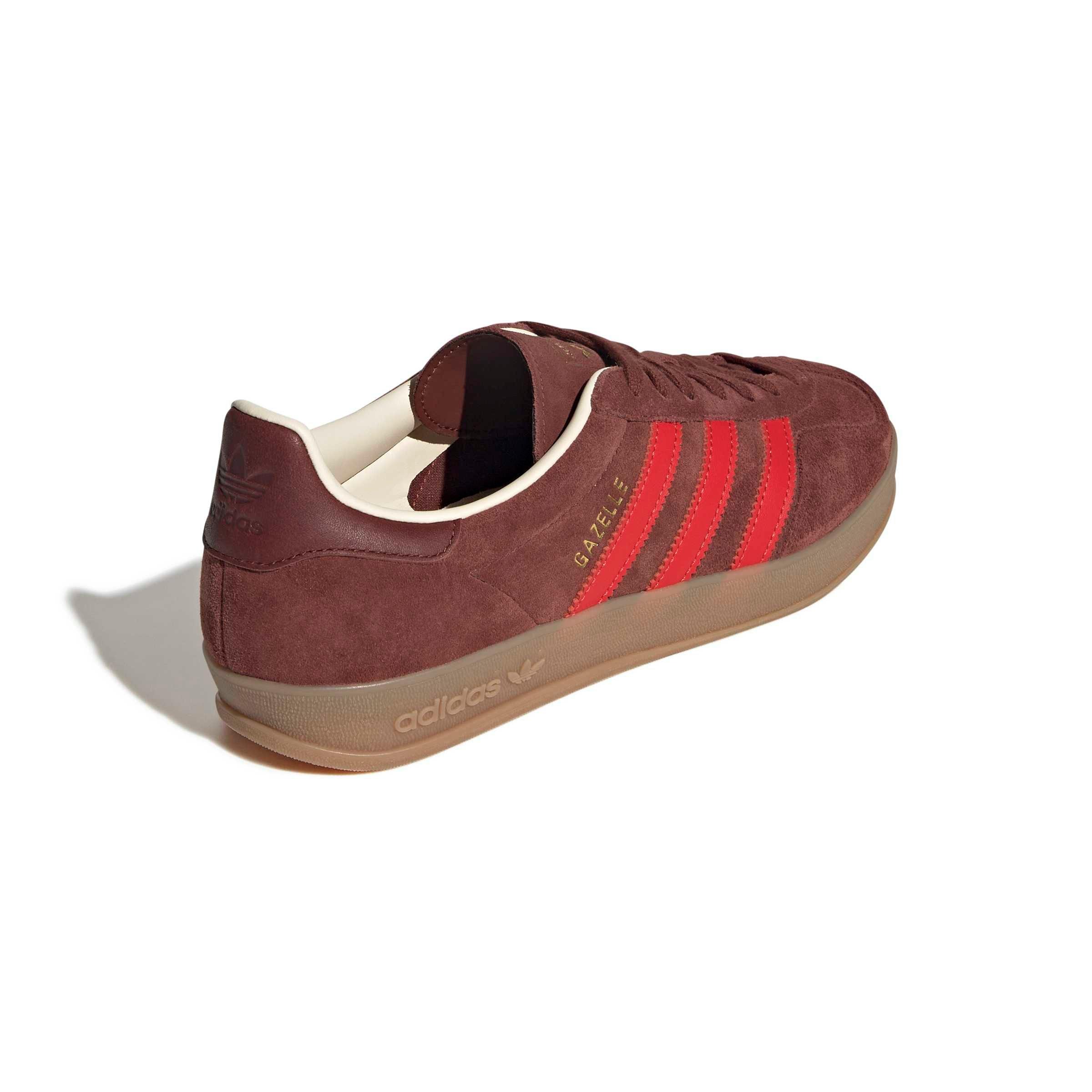 adidas Originals Gazelle Indoor "Fox Brown/Red/Gum 4" Men's Shoe - BROWN/RED/GUM Thumbnail View 4