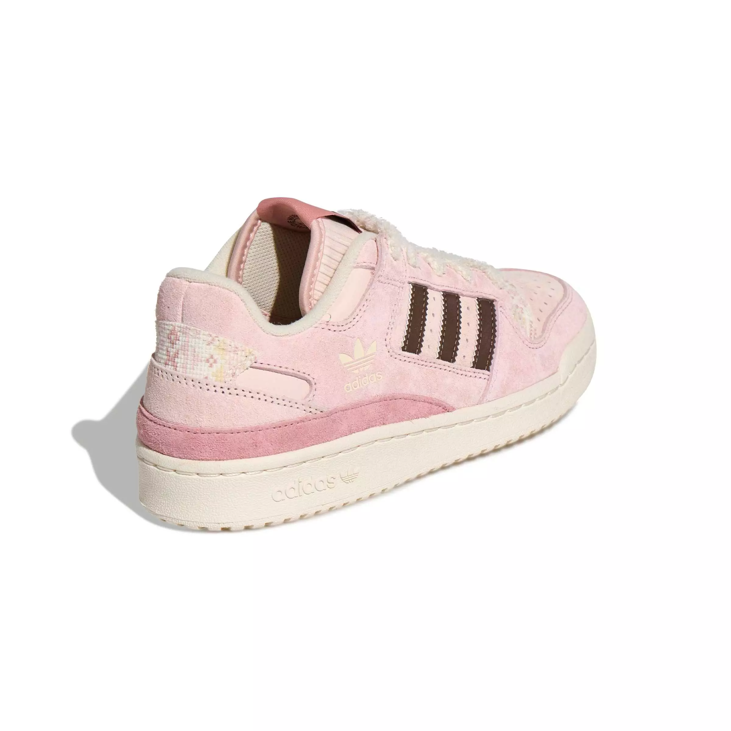 adidas Forum Low "Sandy Pink/Earth Strata/Wonder White" Men's Shoe - PINK/EARTH/WHITE