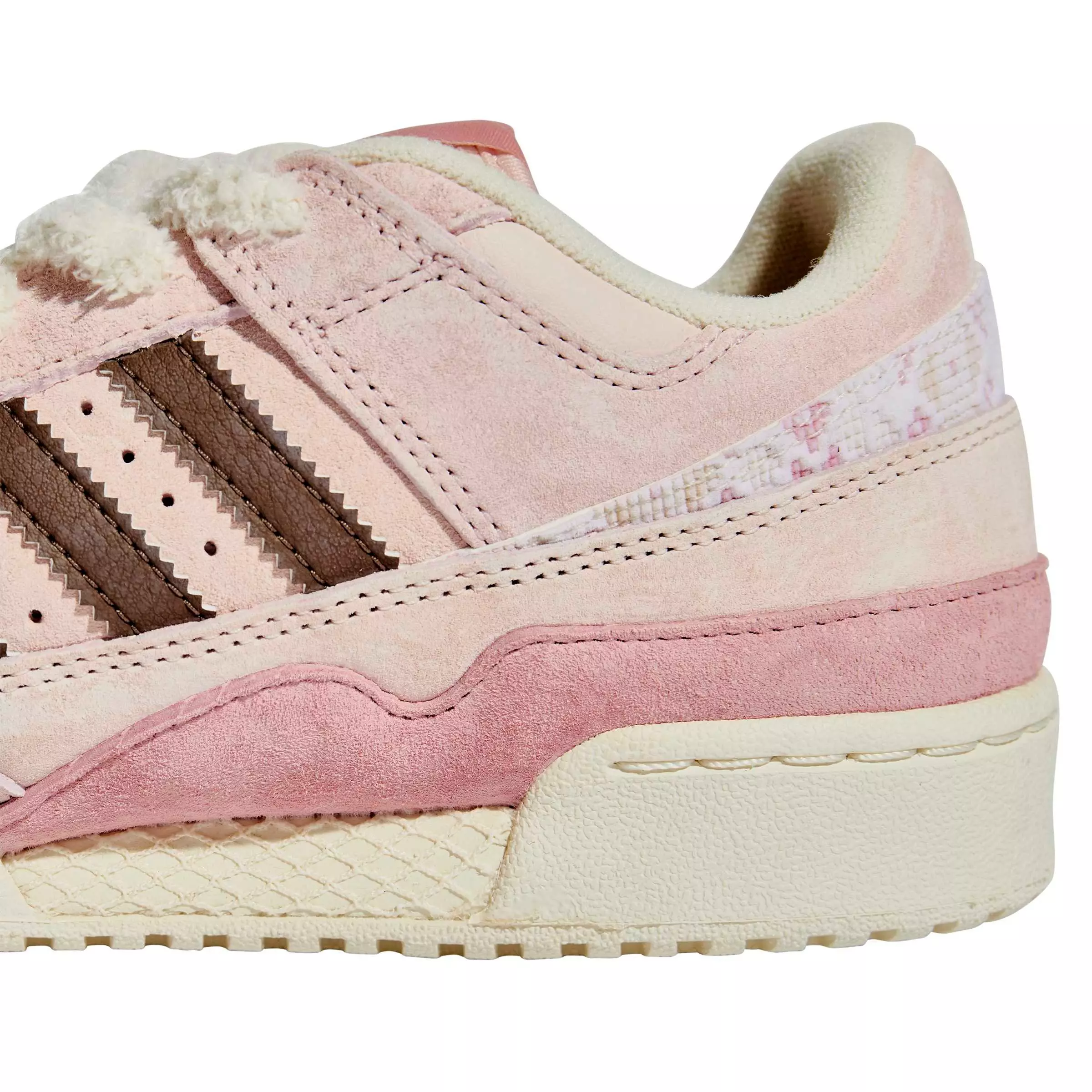 adidas Forum Low "Sandy Pink/Earth Strata/Wonder White" Men's Shoe - PINK/EARTH/WHITE