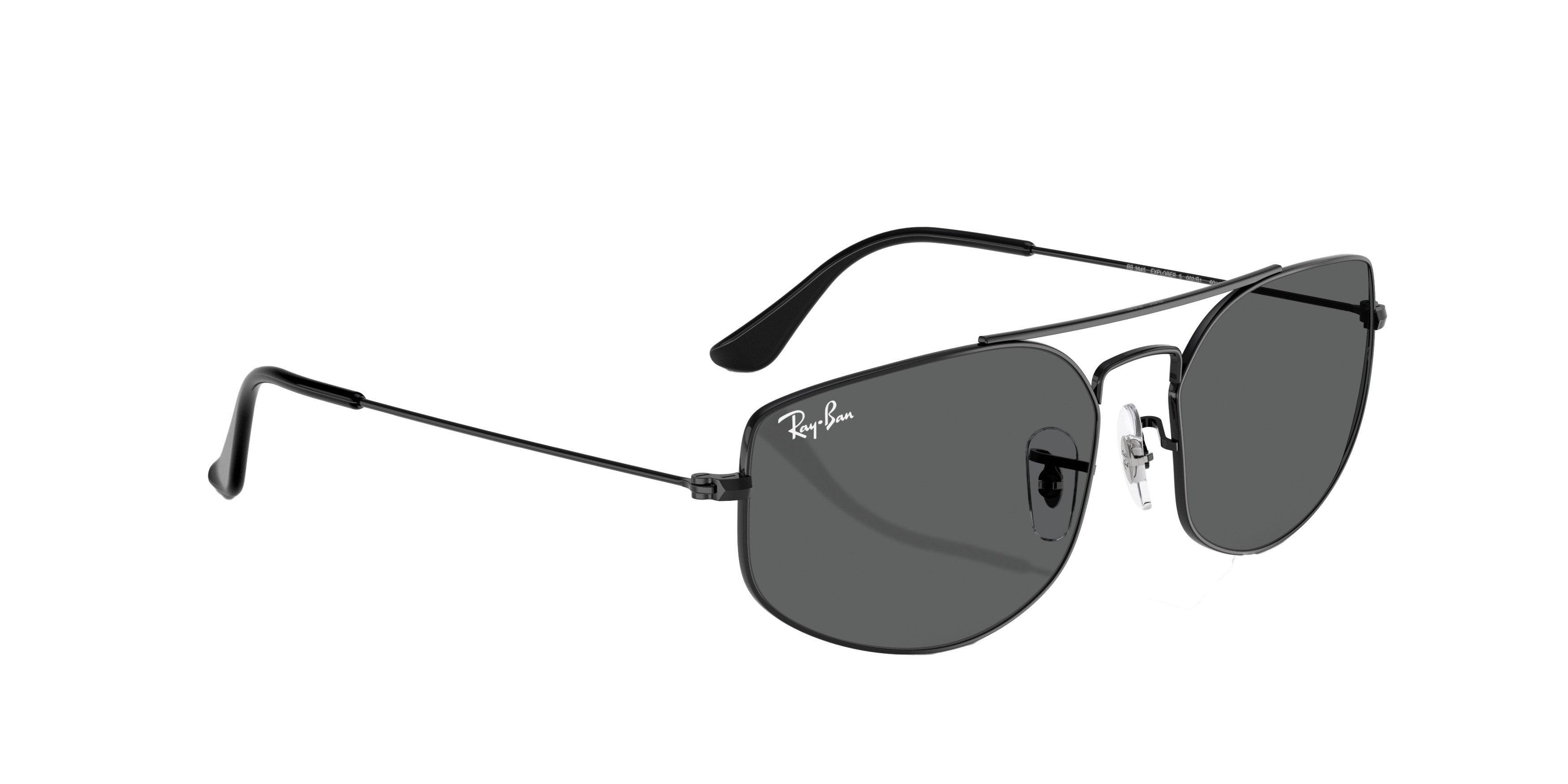 Ray-Ban Explorer 5 Sunglasses - BLACK Thumbnail View 5