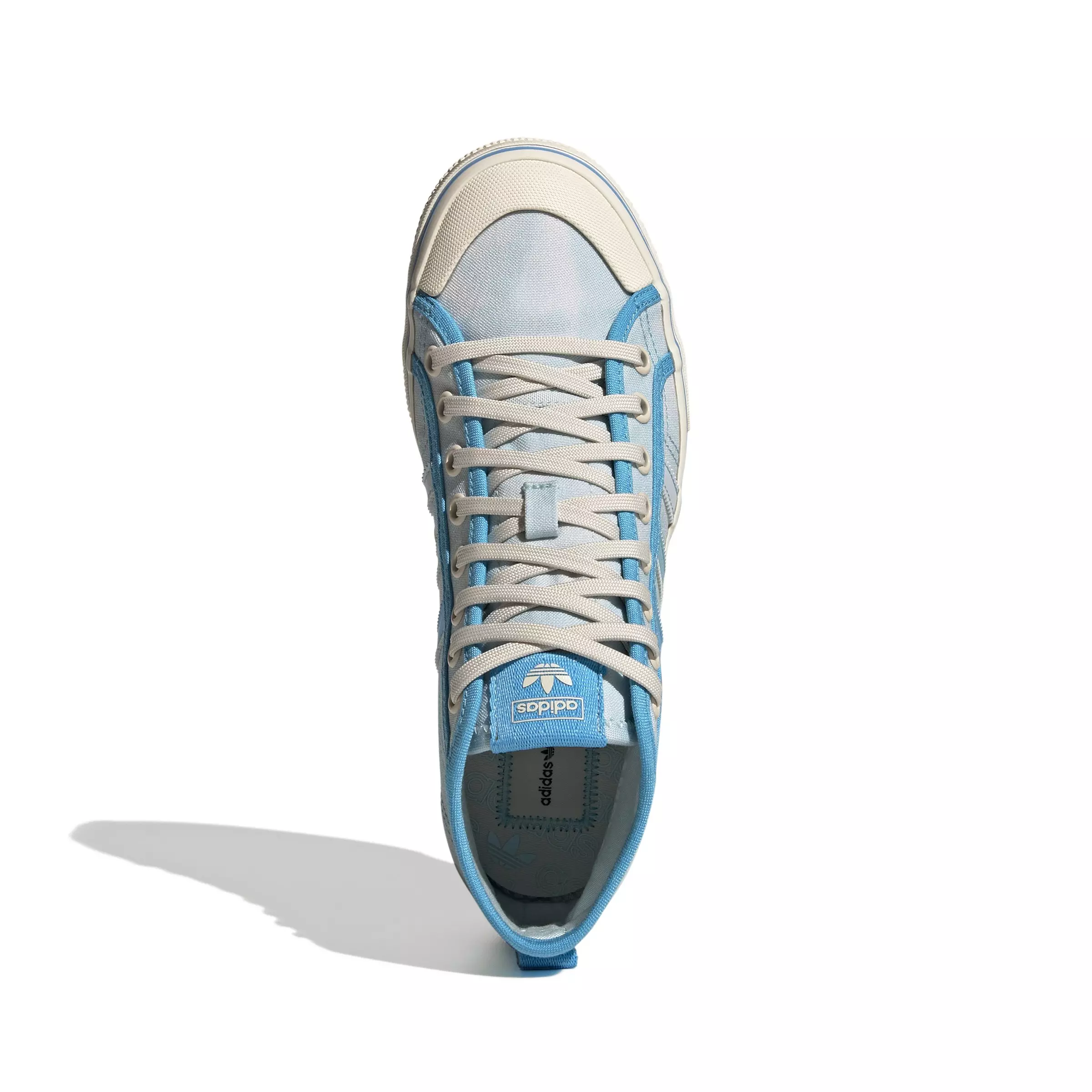adidas Originals Nizza Platform Mid "Almost Blue/Panton/Wonder White" Women's Shoe - BLUE