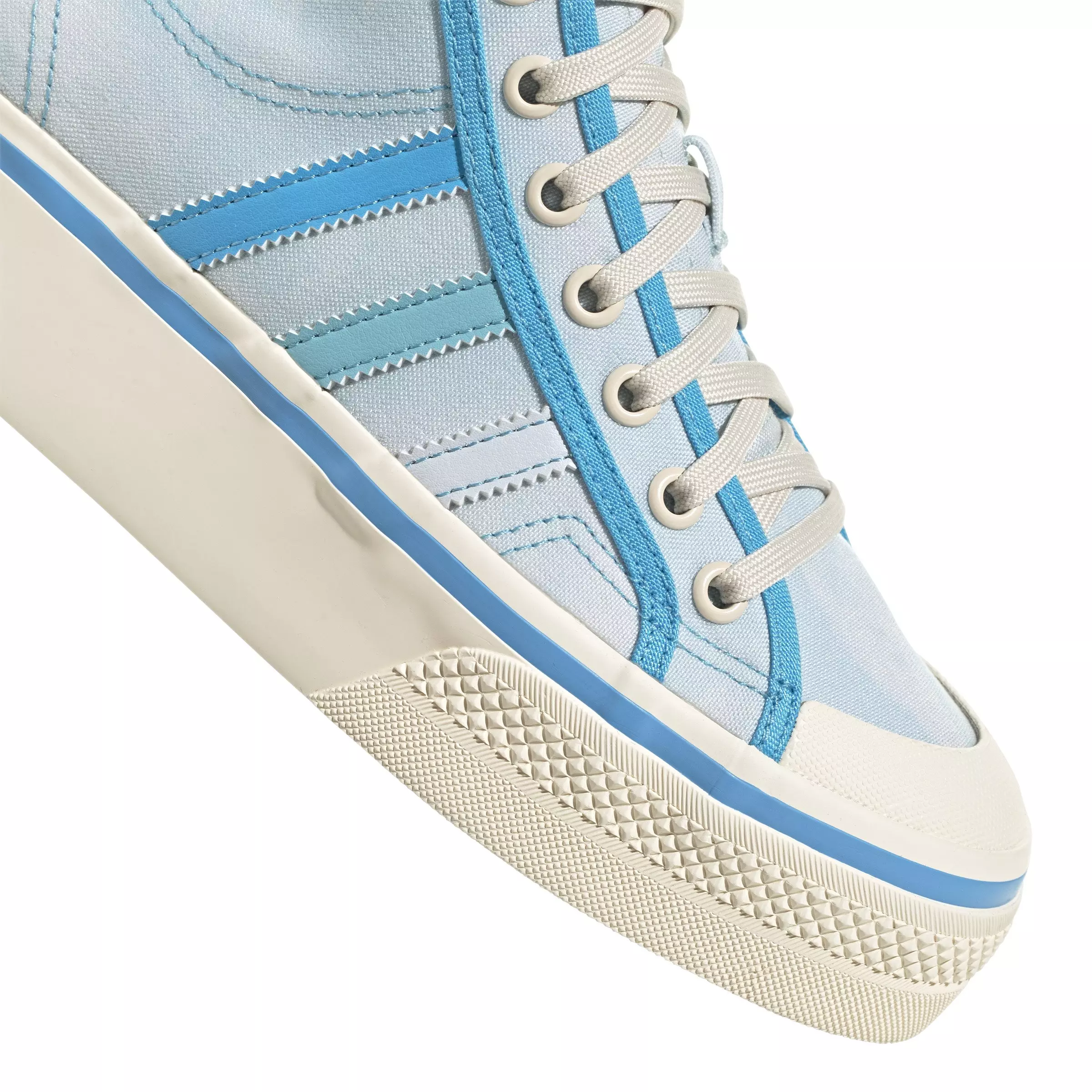 adidas Originals Nizza Platform Mid "Almost Blue/Panton/Wonder White" Women's Shoe - BLUE