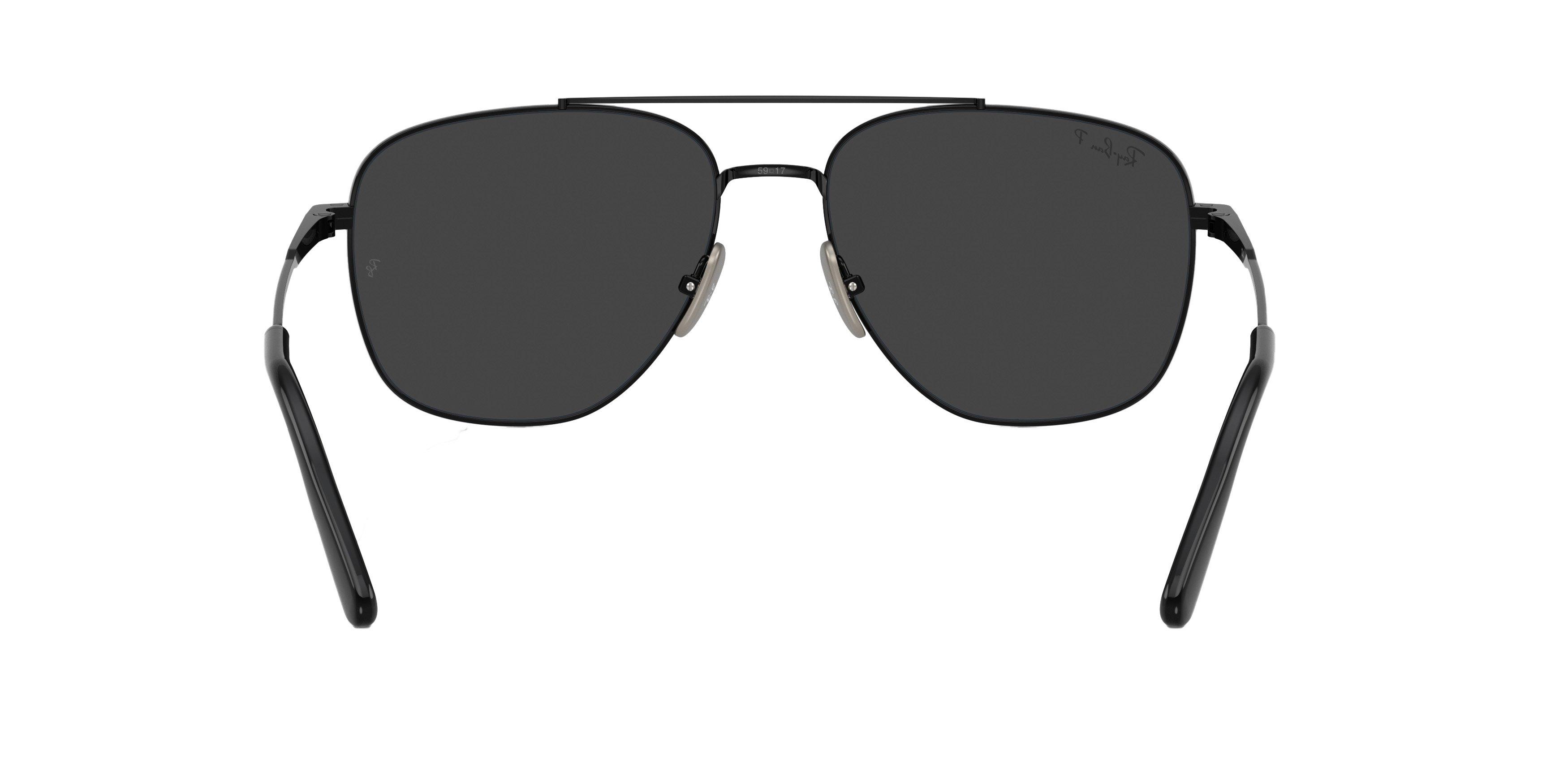 Ray-Ban William Titanium Sunglasses - BLACK Thumbnail View 3