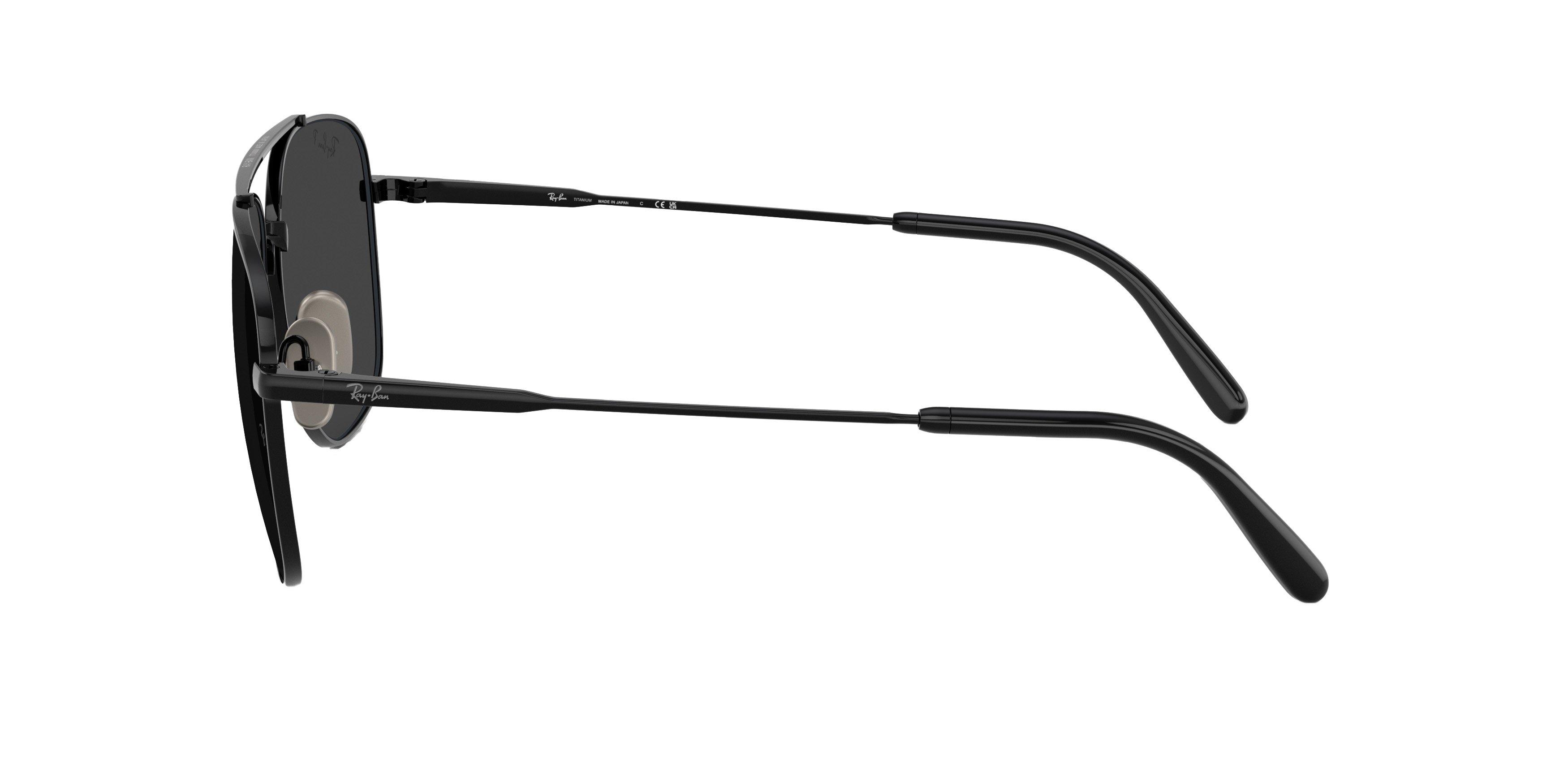 Ray-Ban William Titanium Sunglasses - BLACK Thumbnail View 4