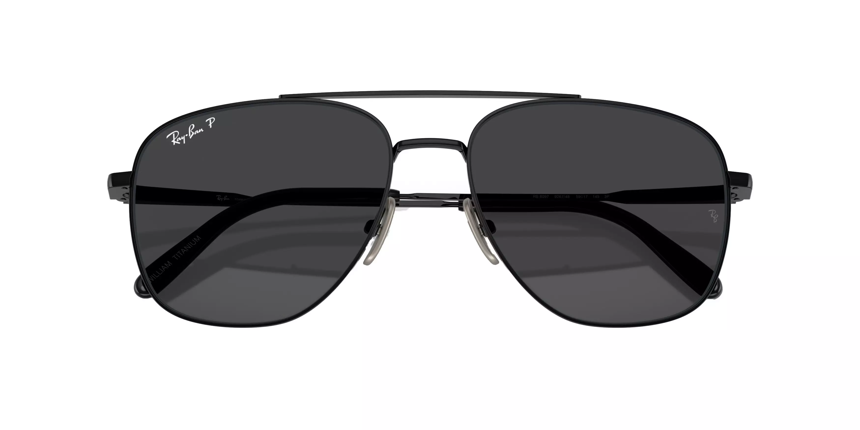 Ray-Ban William Titanium Sunglasses - BLACK