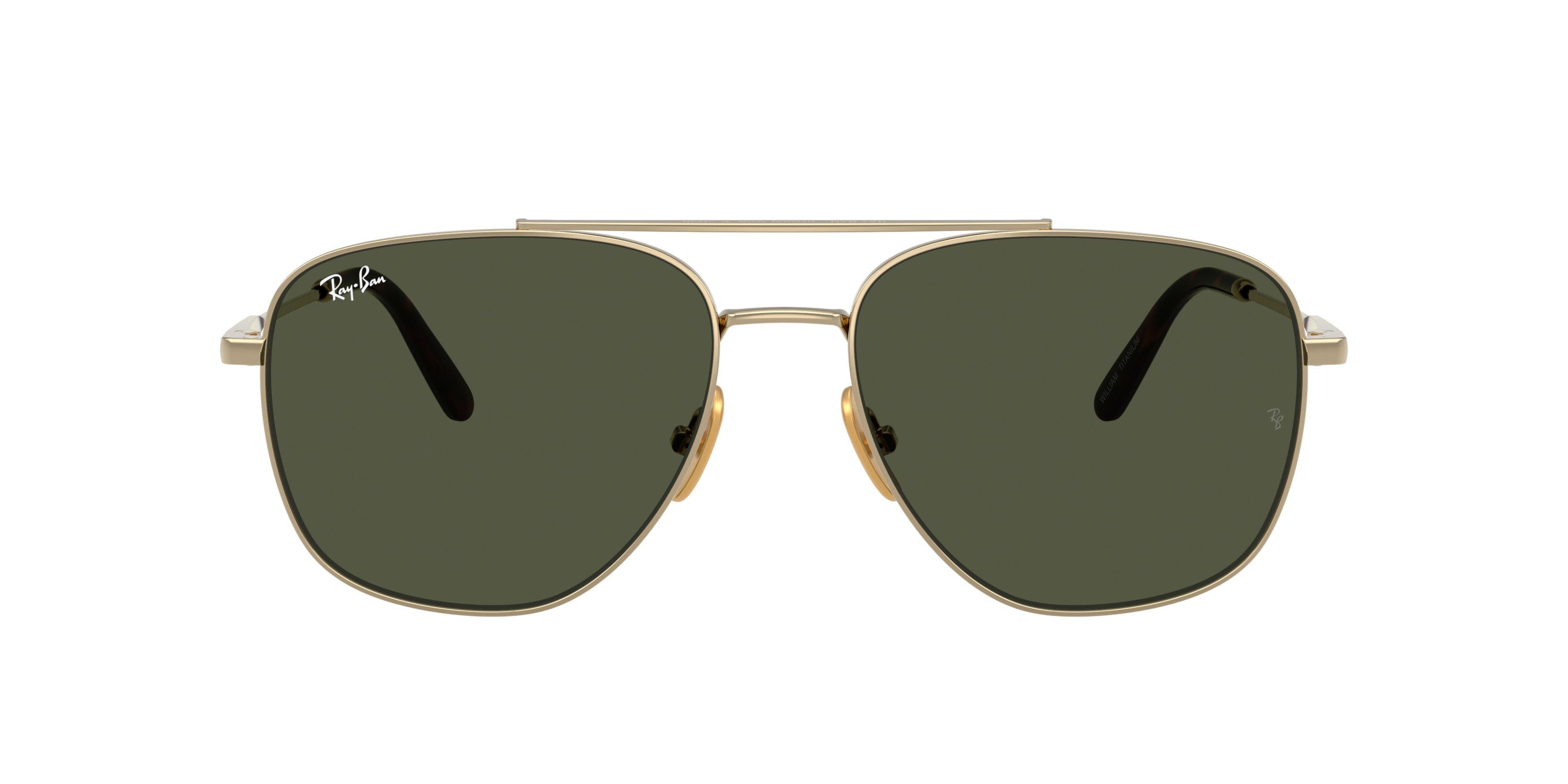 Ray-Ban William Titanium Sunglasses - GREEN Thumbnail View 2