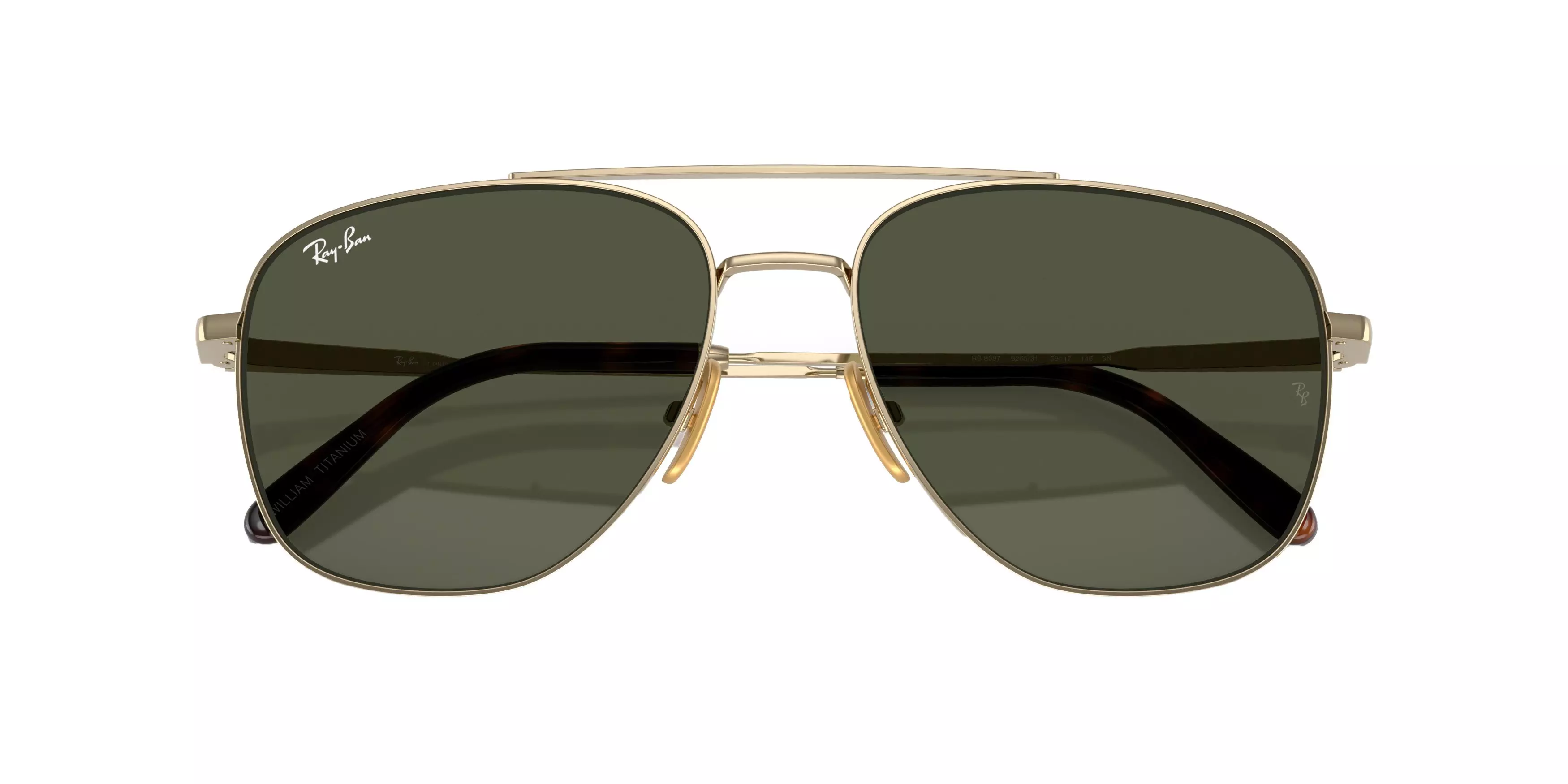 Ray-Ban William Titanium Sunglasses - GREEN