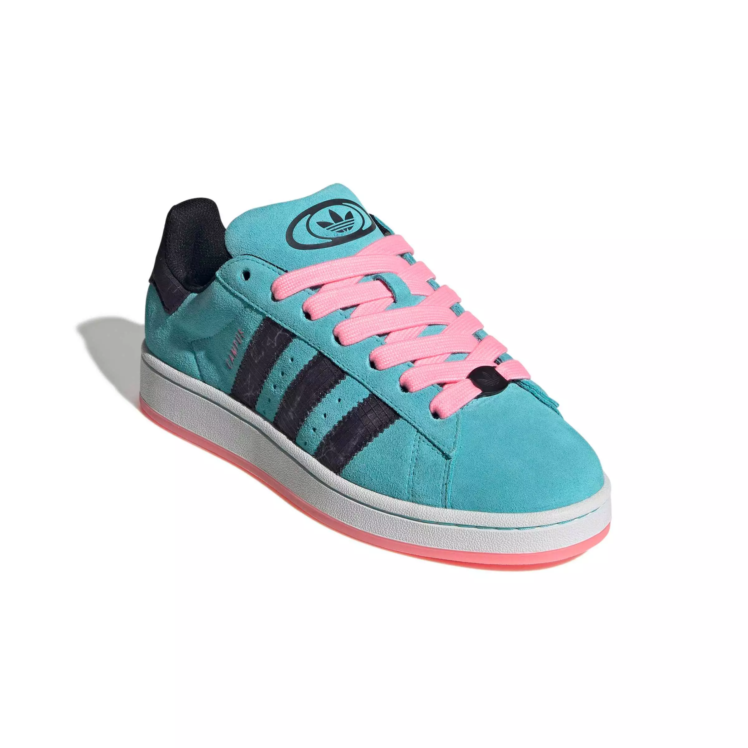 adidas Originals Campus 00s "Pulse Aqua/Core Black/Beam Pink" Men's Shoe - AQUA/BLACK/PINK