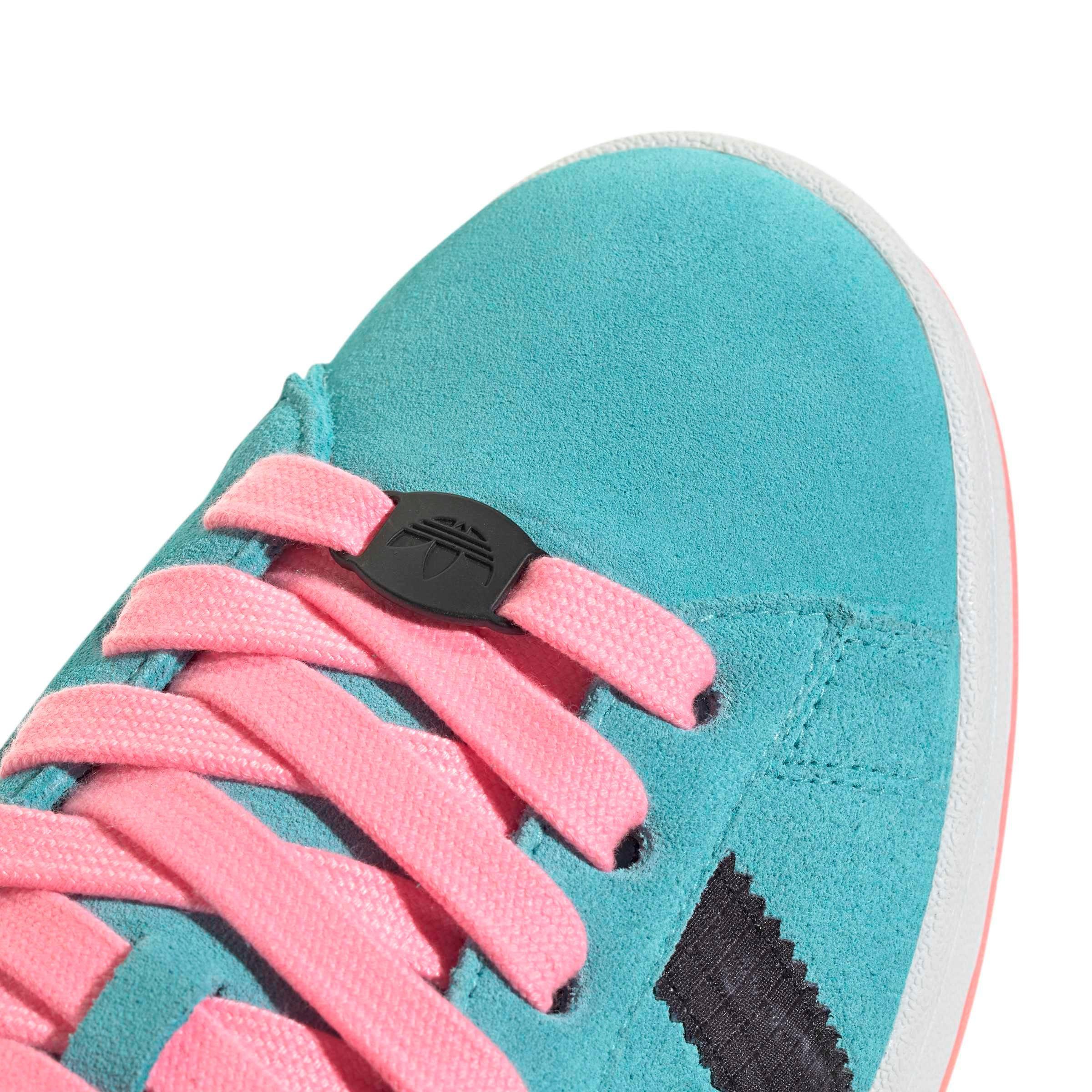 adidas Originals Campus 00s "Pulse Aqua/Core Black/Beam Pink" Men's Shoe - AQUA/BLACK/PINK Thumbnail View 7