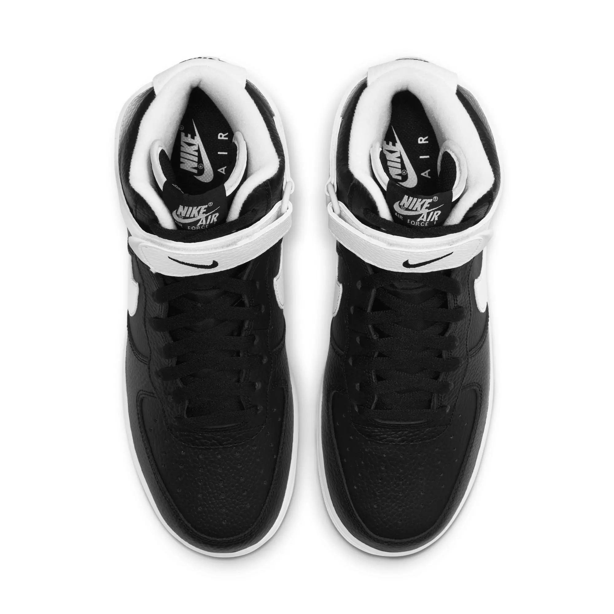 Nike Air Force 1 '07 High "Black/White" Men's Shoe - BLACK