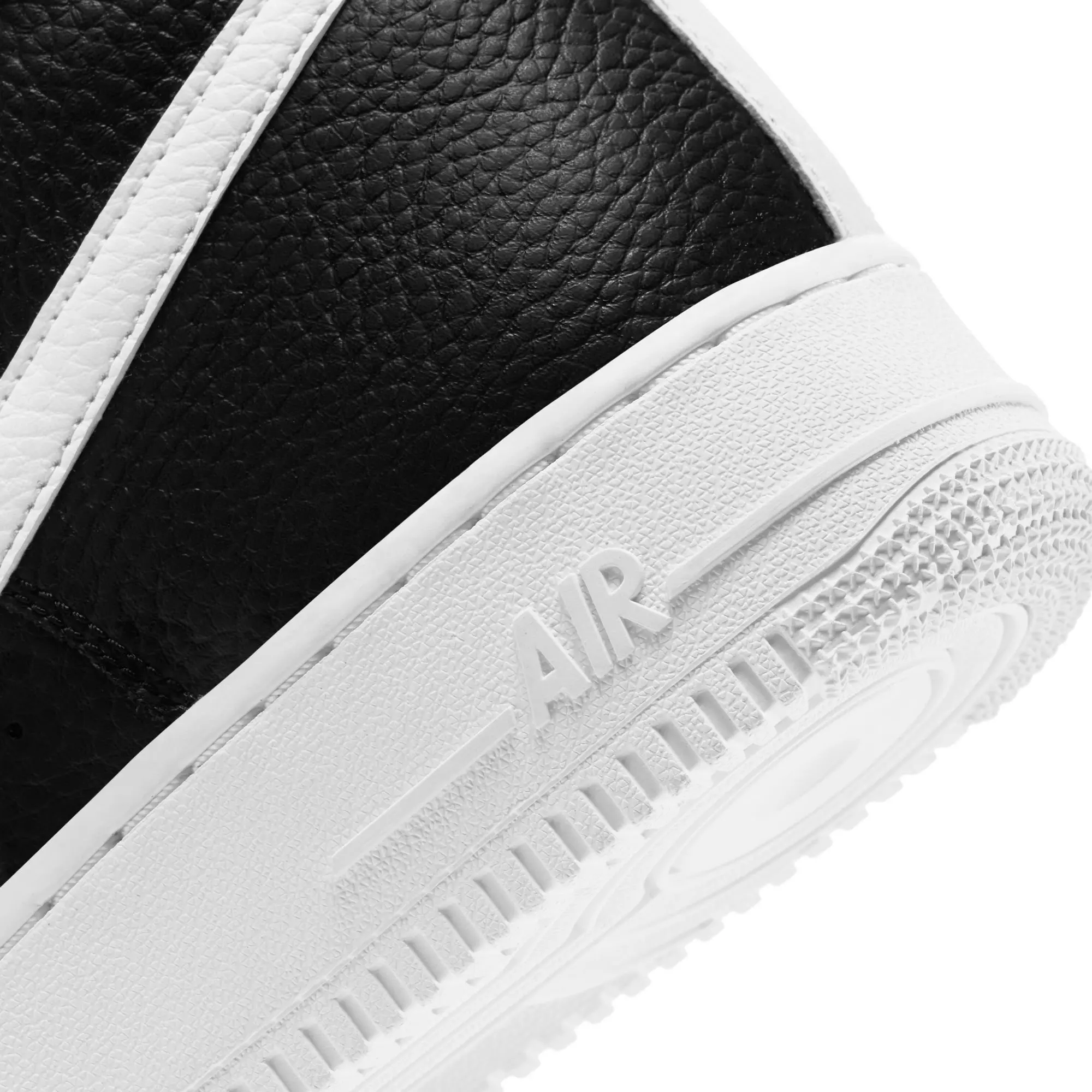 Nike Air Force 1 '07 High "Black/White" Men's Shoe - BLACK
