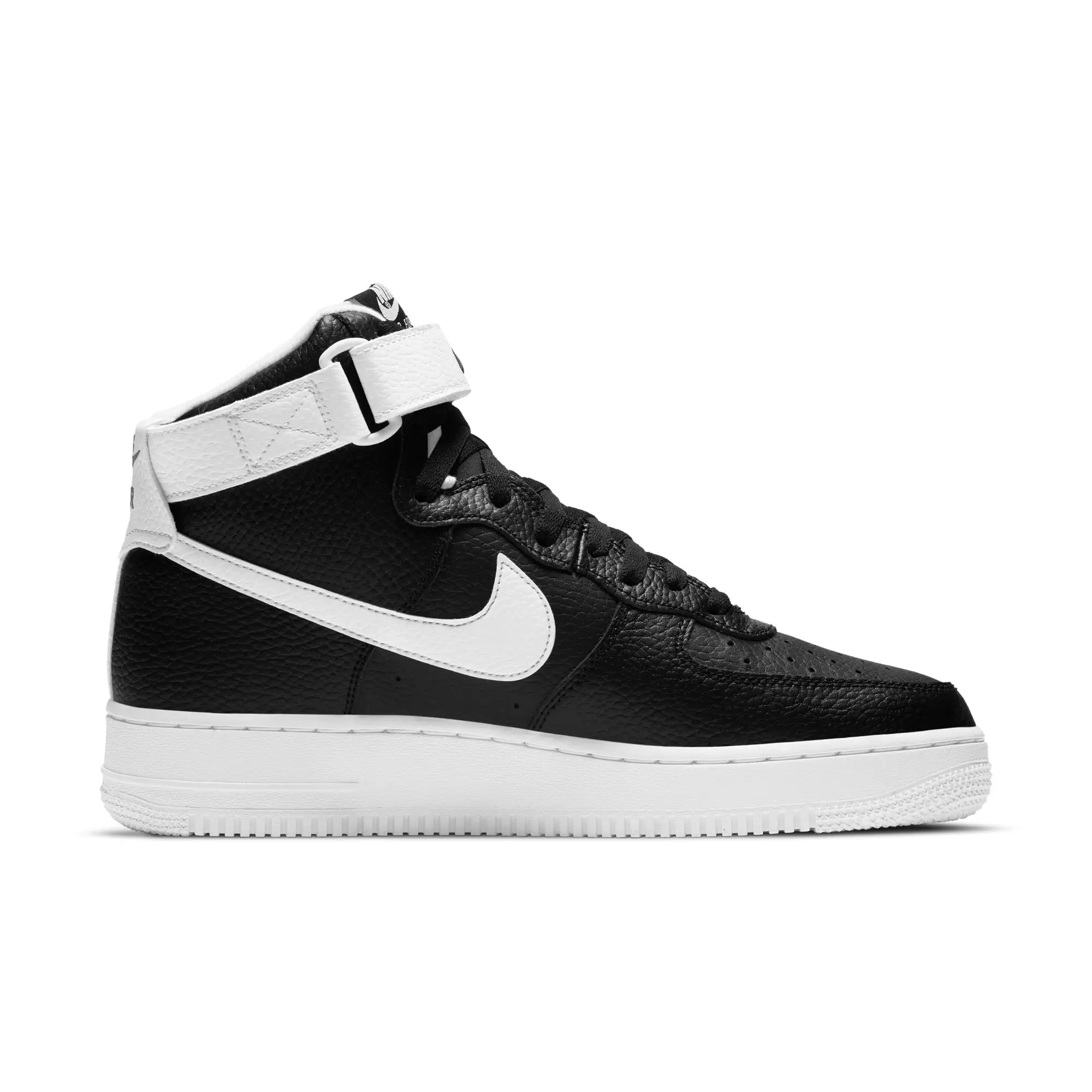 Nike Air Force 1 '07 High "Black/White" Men's Shoe - BLACK