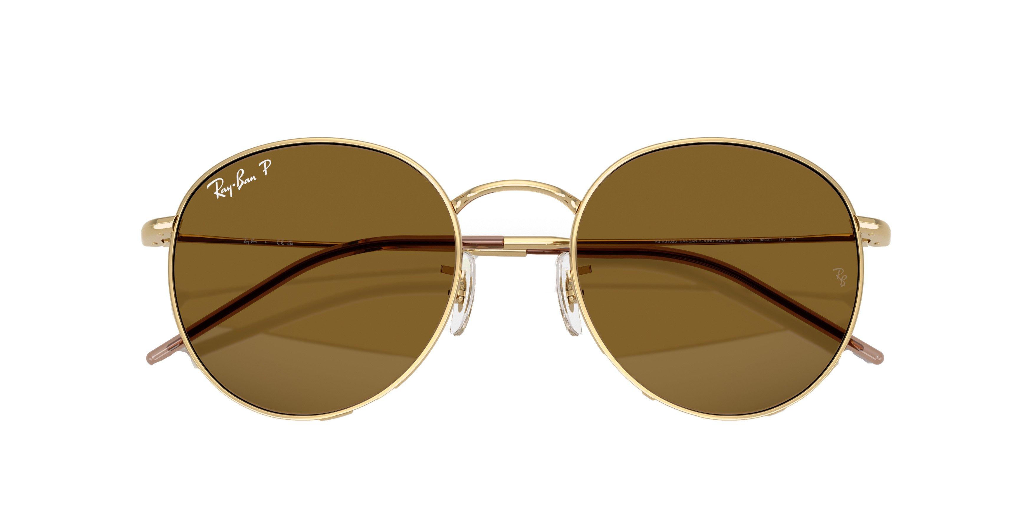 Ray-Ban Round Reverse Sunglasses - DK GREEN Thumbnail View 6