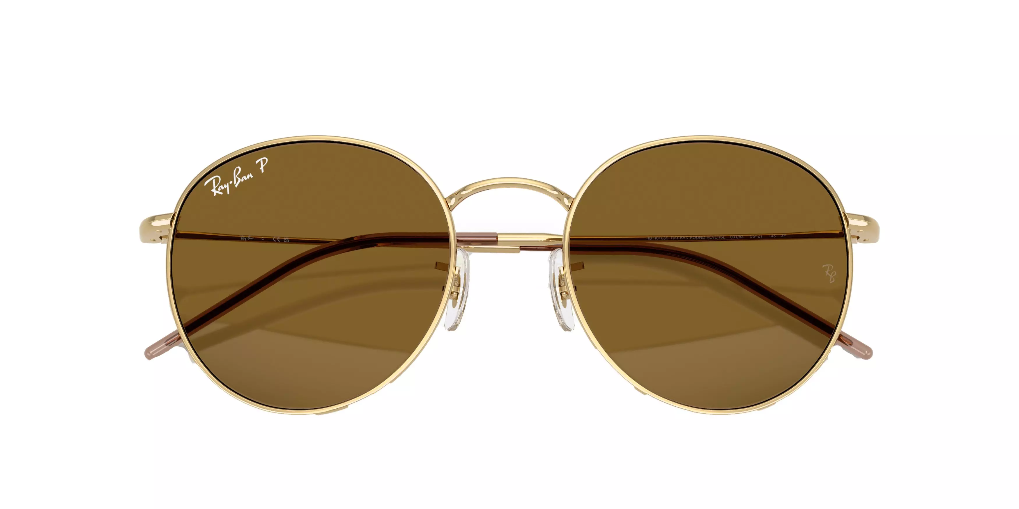 Ray-Ban Round Reverse Sunglasses - DK GREEN