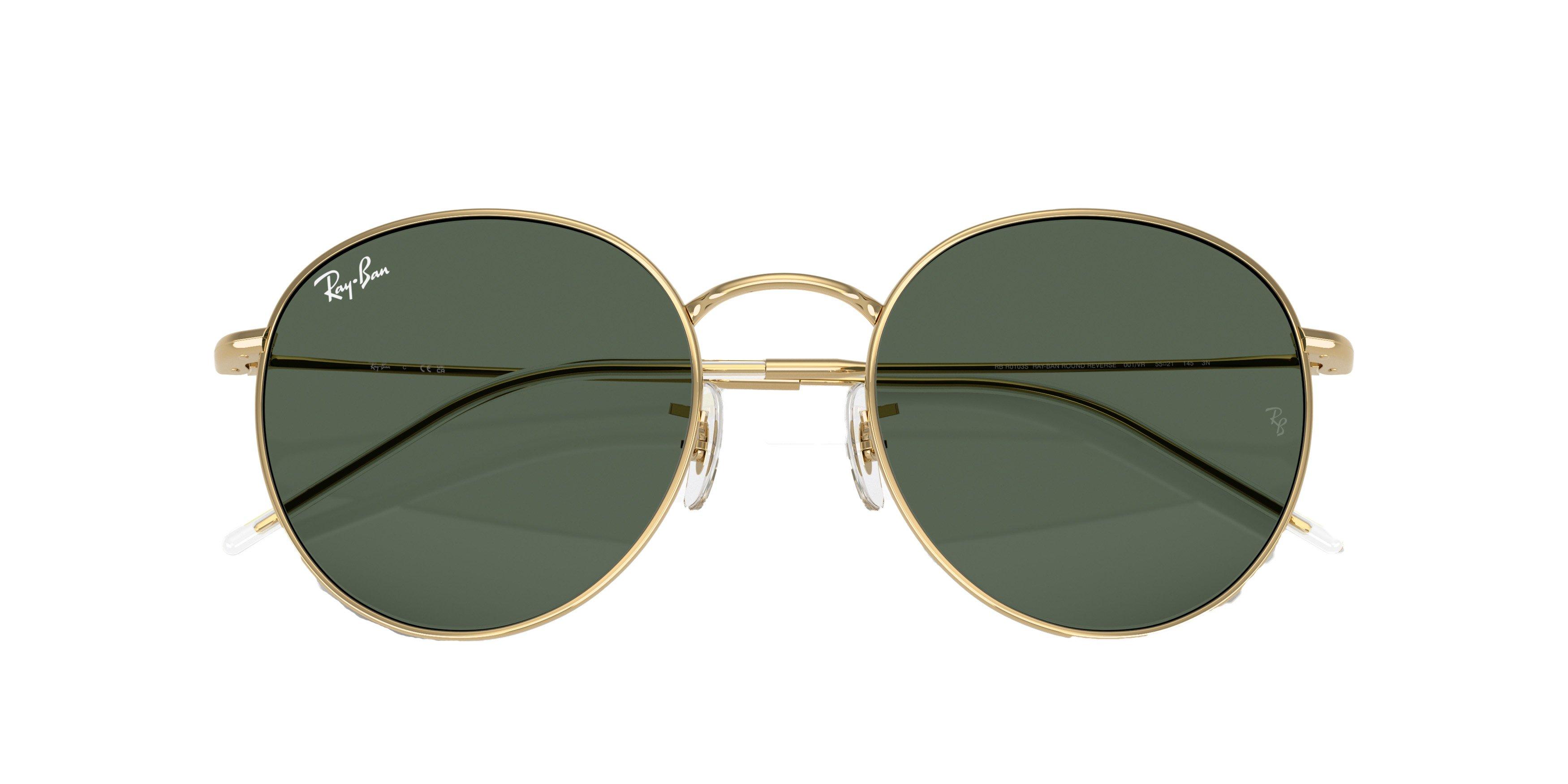 Ray-Ban Round Reverse Sunglasses - GREEN Thumbnail View 6