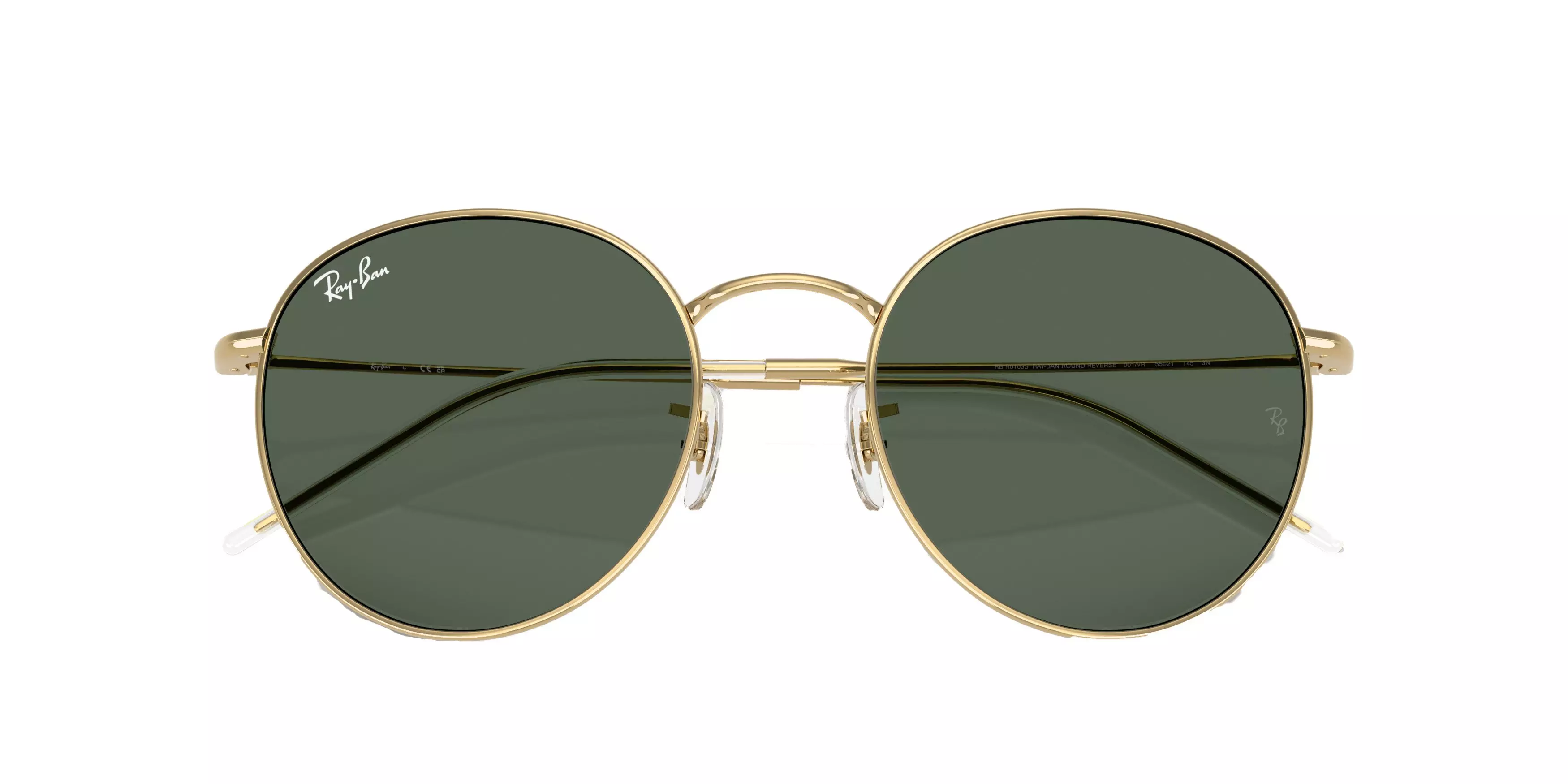 Ray-Ban Round Reverse Sunglasses - GREEN