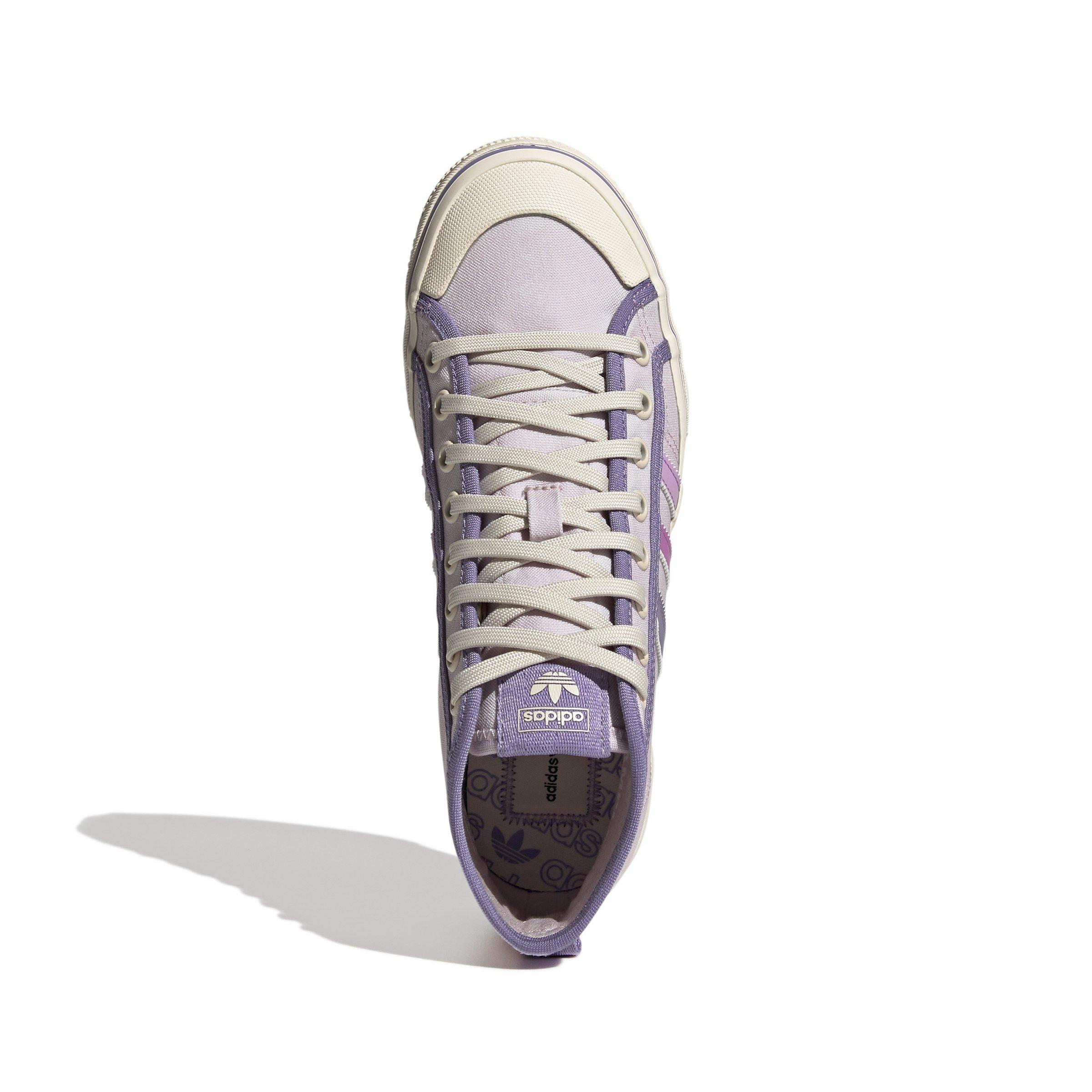 adidas Originals Nizza Platform Mid "Almost Pink/Pulse Lilac/Wonder White" Women's Shoe - PINK Thumbnail View 5