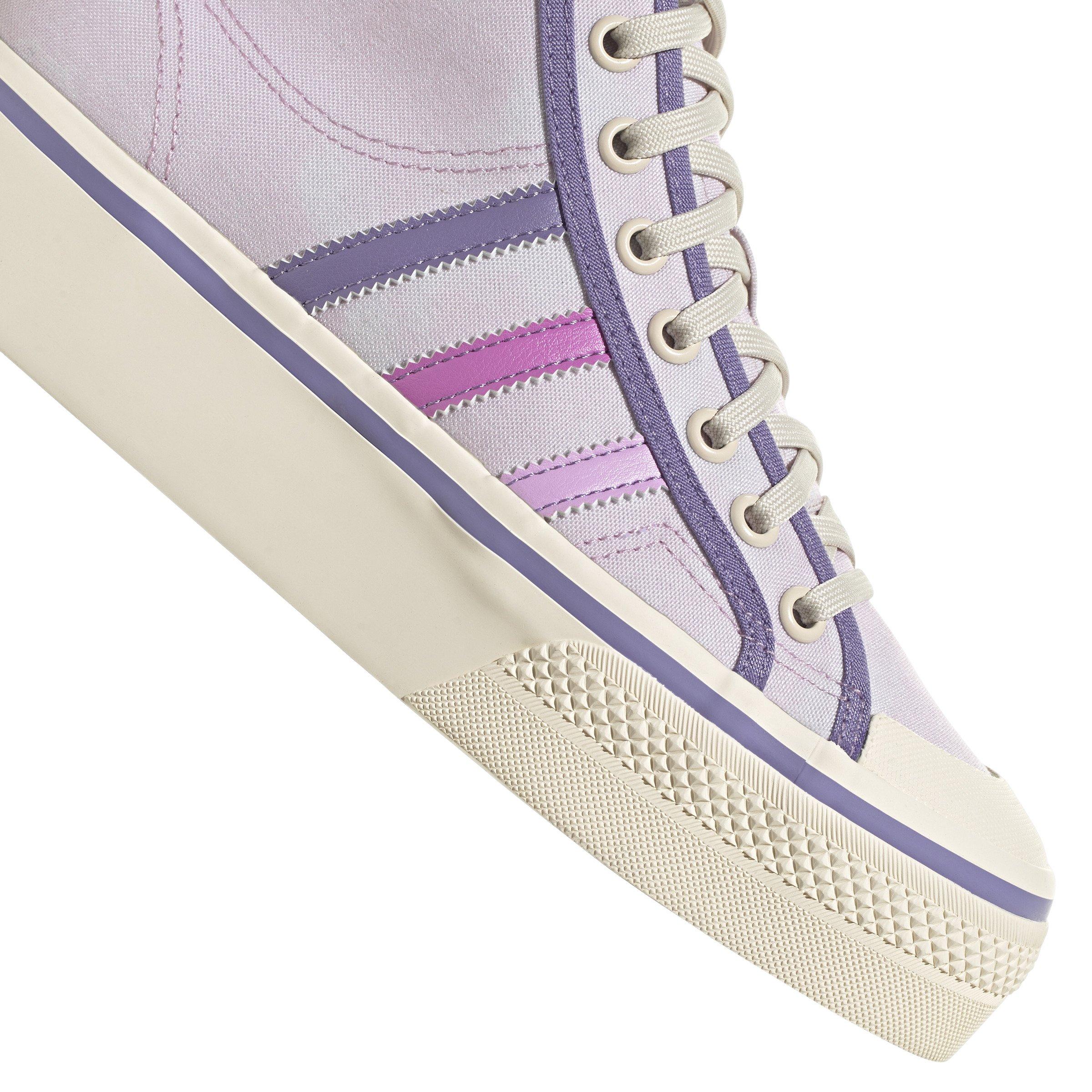 adidas Originals Nizza Platform Mid "Almost Pink/Pulse Lilac/Wonder White" Women's Shoe - PINK Thumbnail View 7