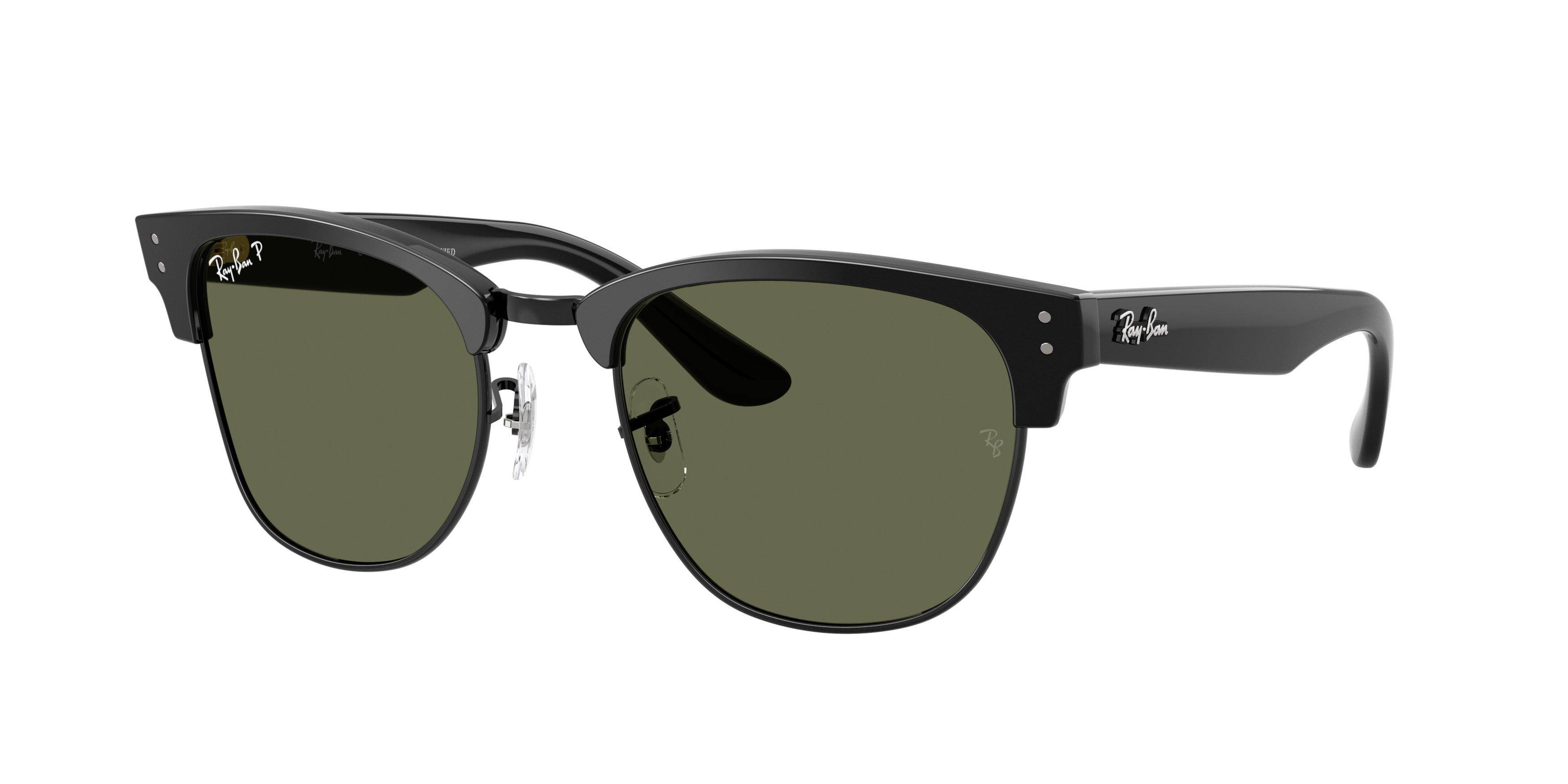 Ray-Ban Clubmaster Reverse Sunglasses - BLACK Thumbnail View 1