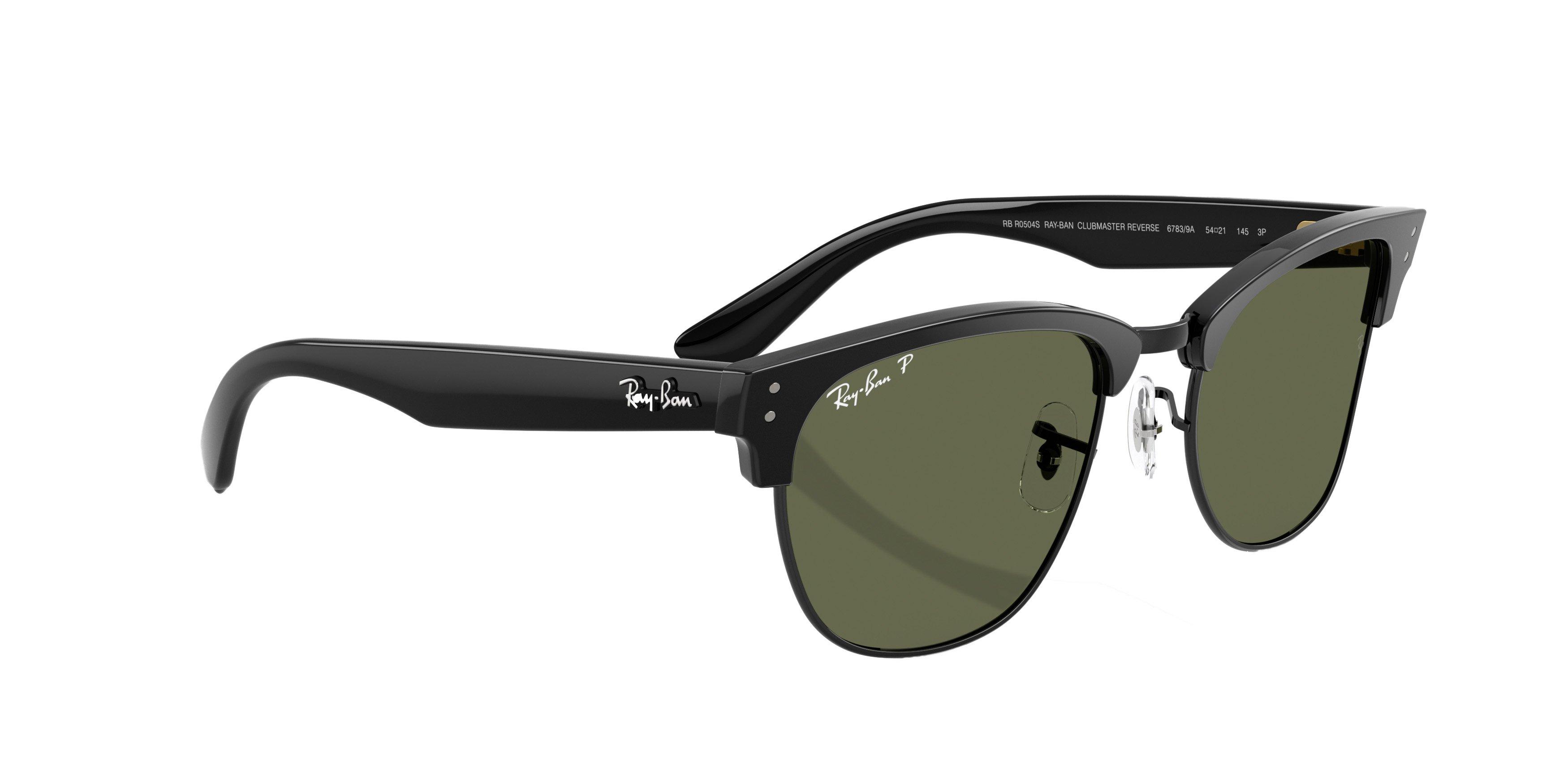 Ray-Ban Clubmaster Reverse Sunglasses - BLACK Thumbnail View 5